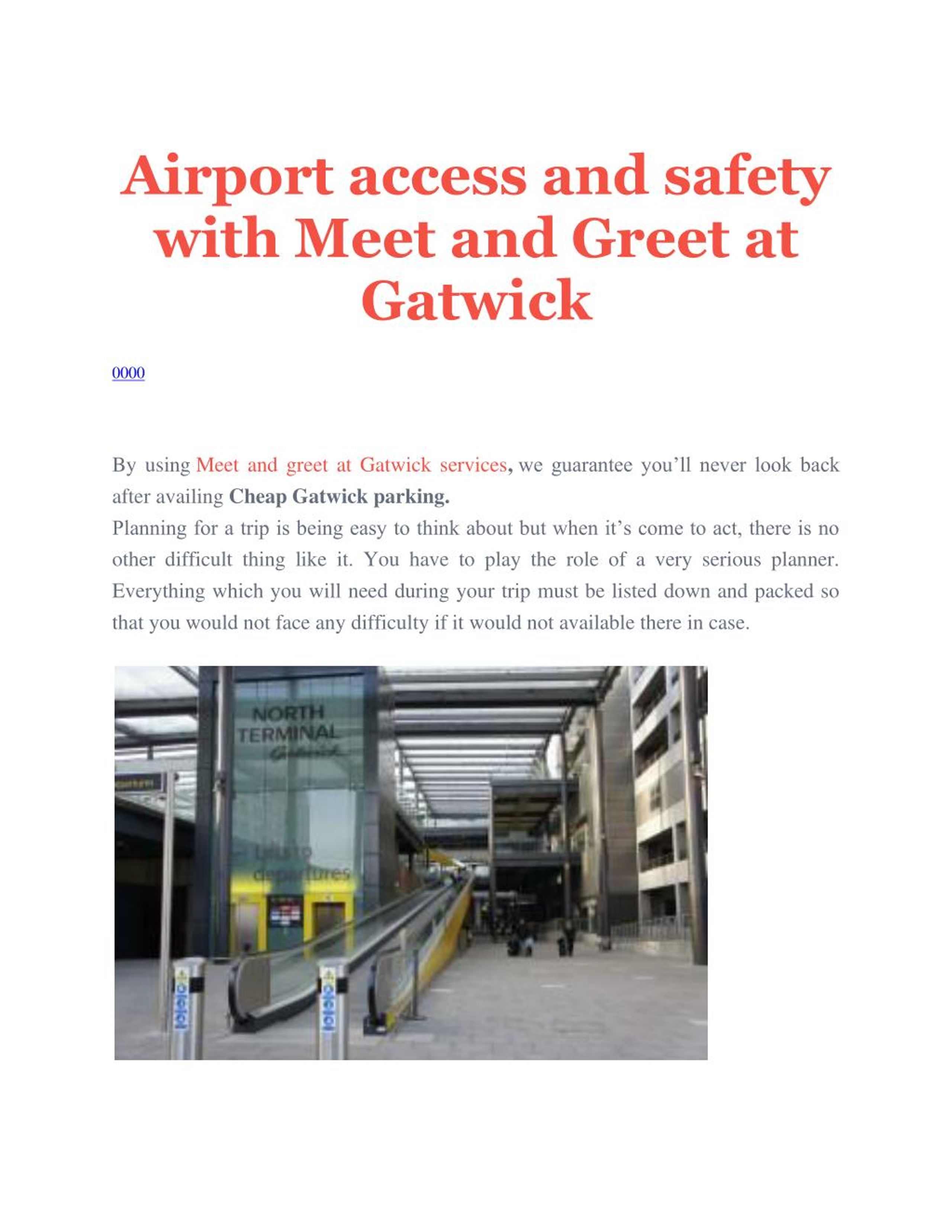 PPT Airport access and safety with Meet and Greet at Gatwick.pdf PowerPoint Presentation ID