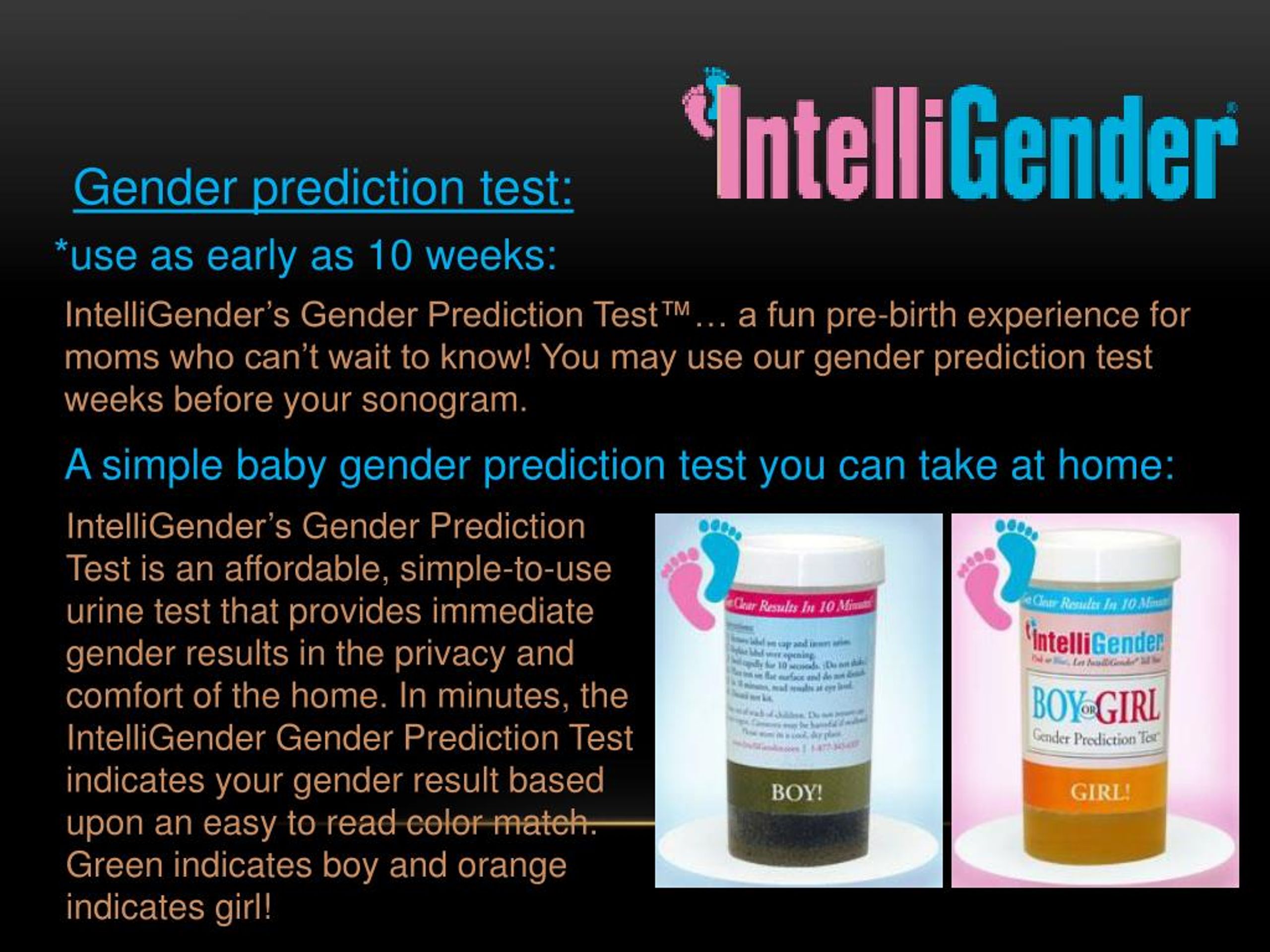 PPT A simple baby gender prediction test you can take at home