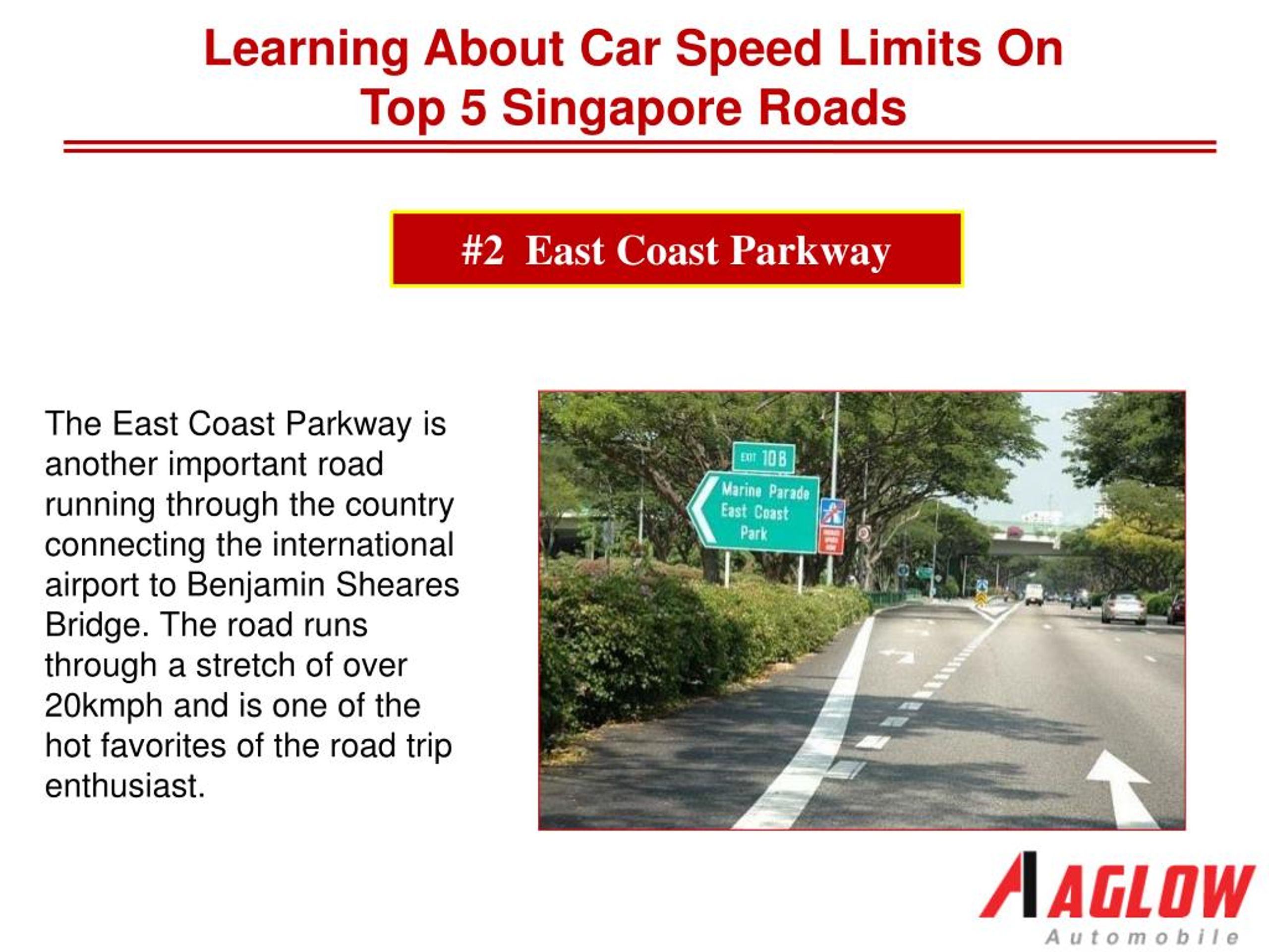 PPT Learning about car speed limits on top 5 Singapore roads