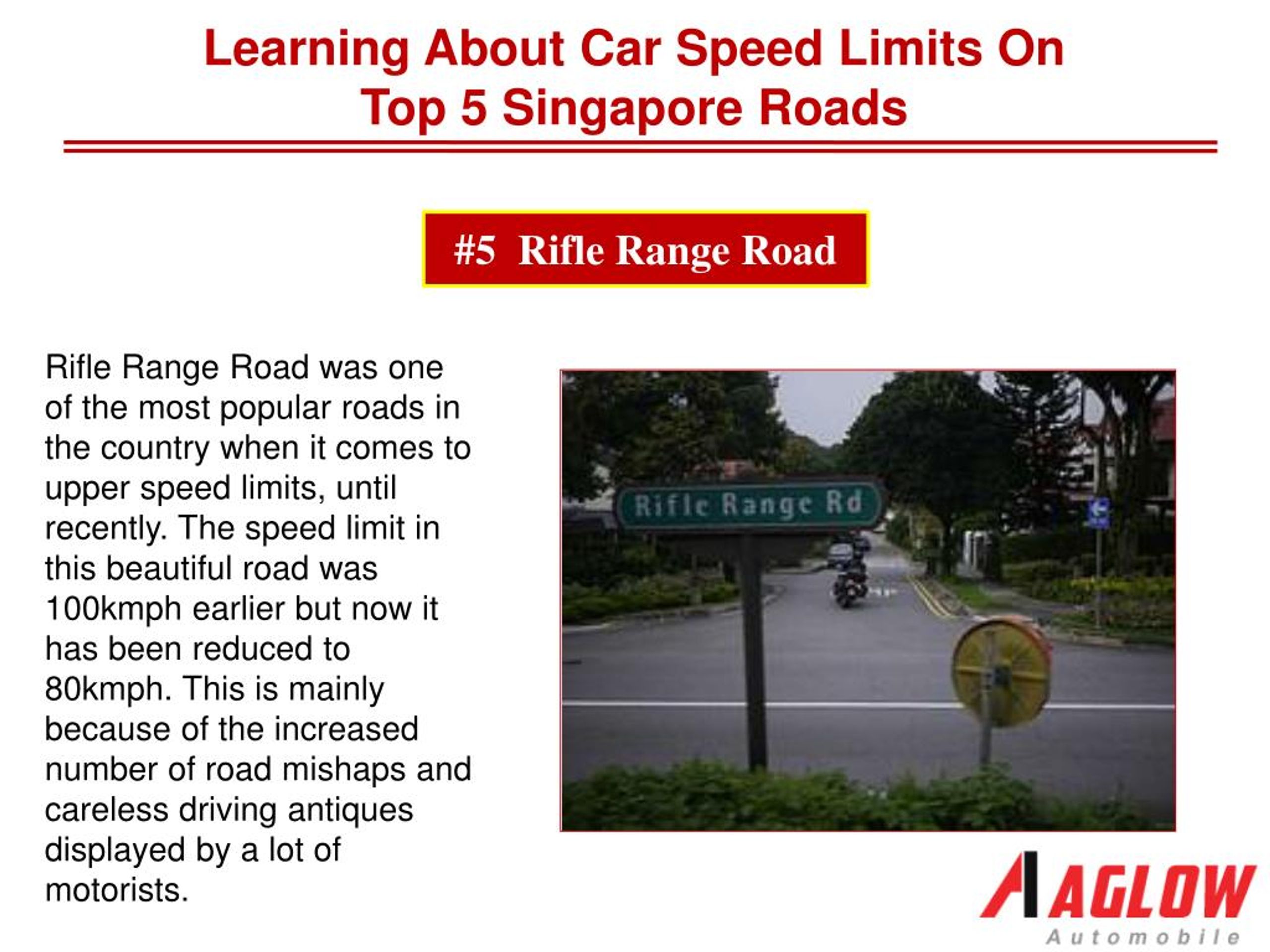 PPT Learning about car speed limits on top 5 Singapore roads