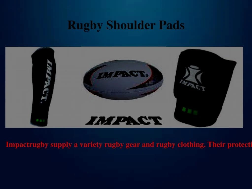 PPT Rugby Shoulder Pads PowerPoint Presentation ID7194542