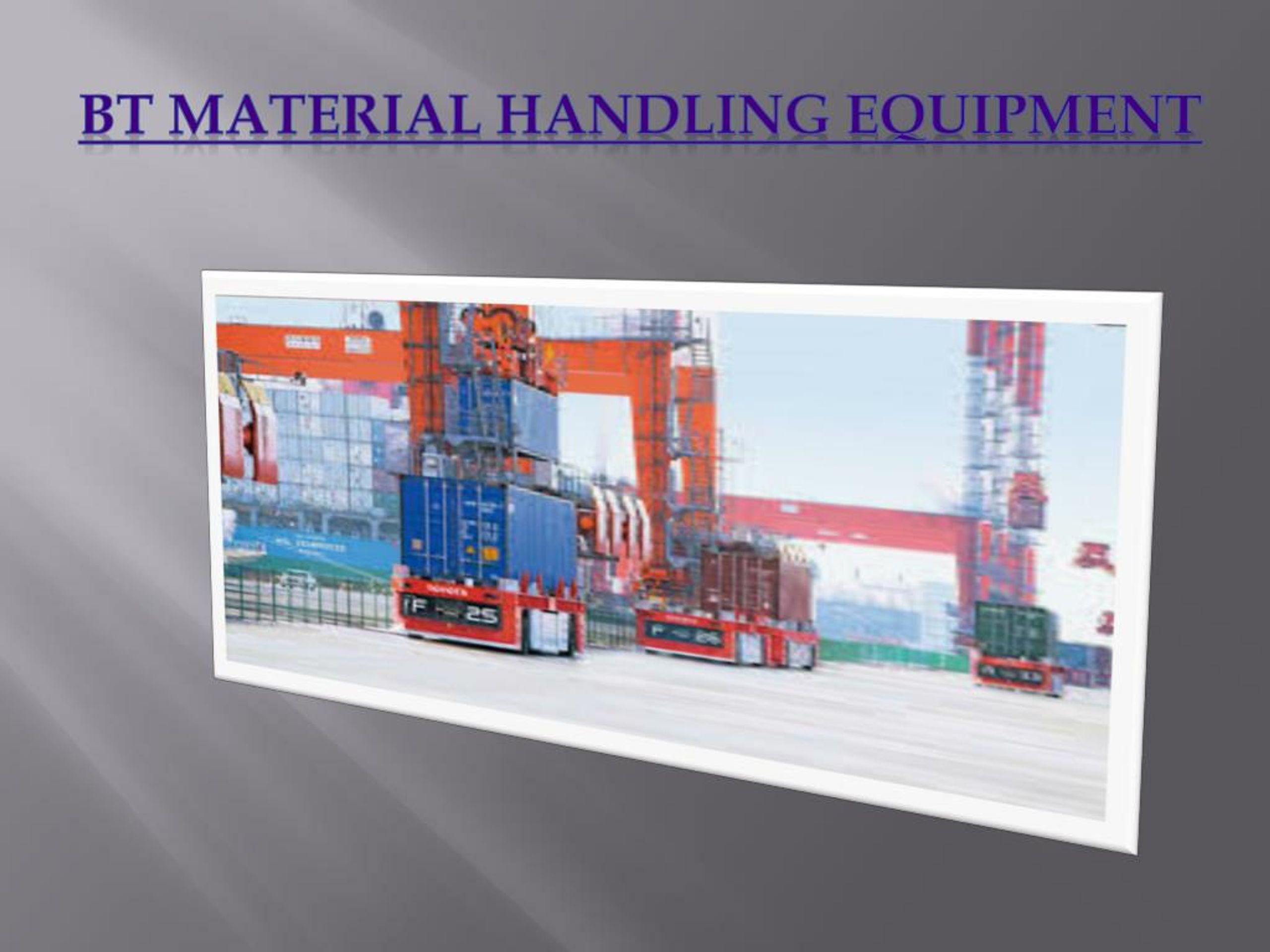 PPT Toyota material handling India,Material handling India PowerPoint