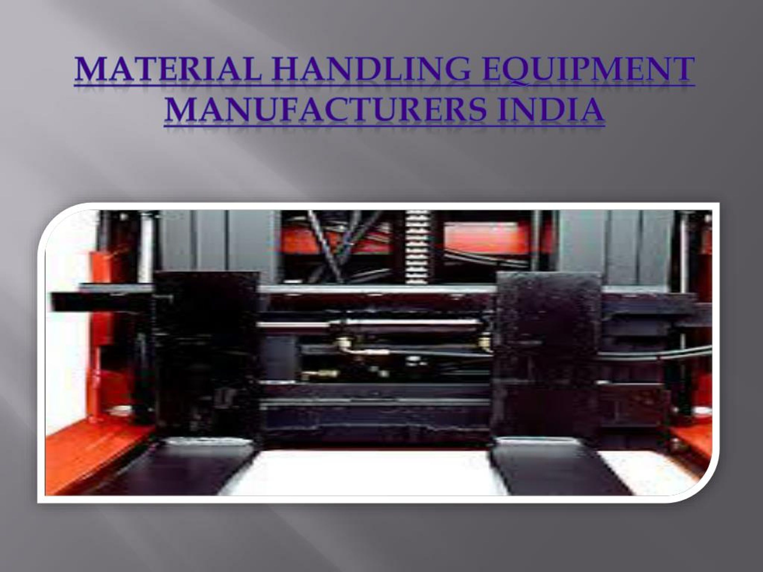 PPT Toyota material handling India,Material handling India PowerPoint