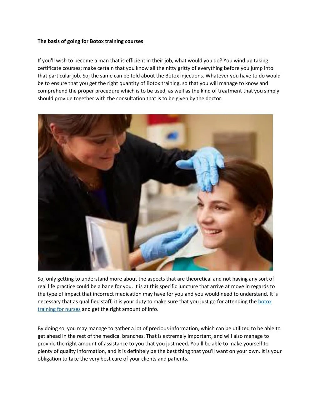 PPT Botox Training for Nurses PowerPoint Presentation, free download