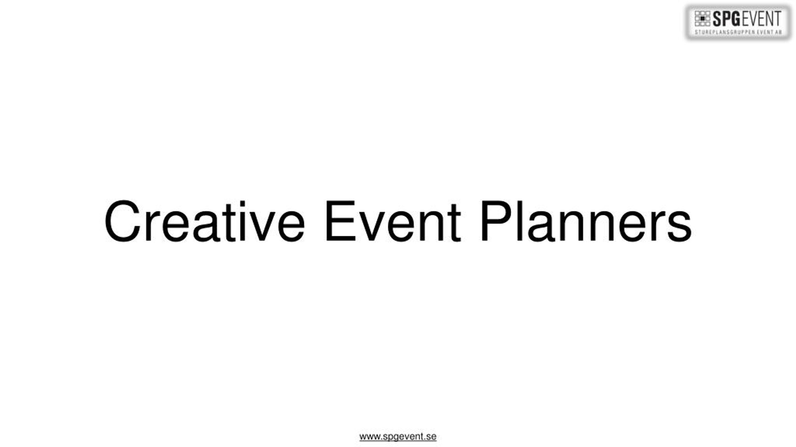 PPT Creative Event Planner PowerPoint Presentation, free download