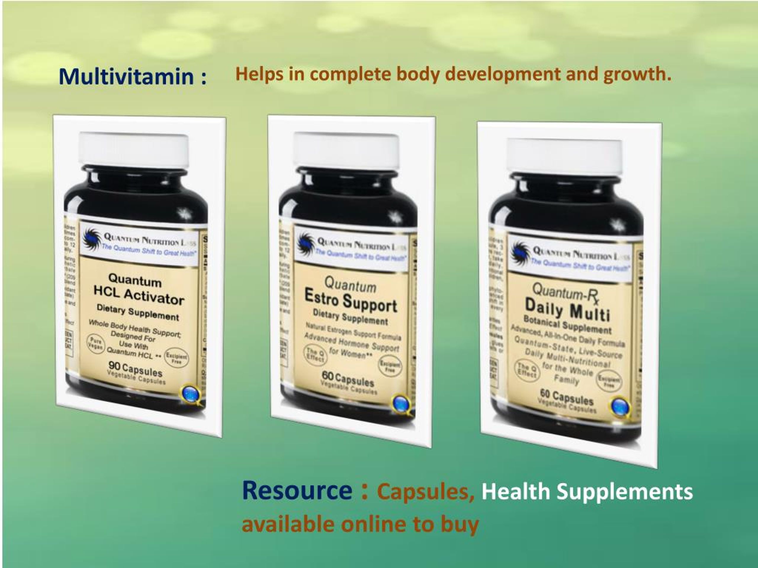 PPT Best Online Supplement Store PowerPoint Presentation, free