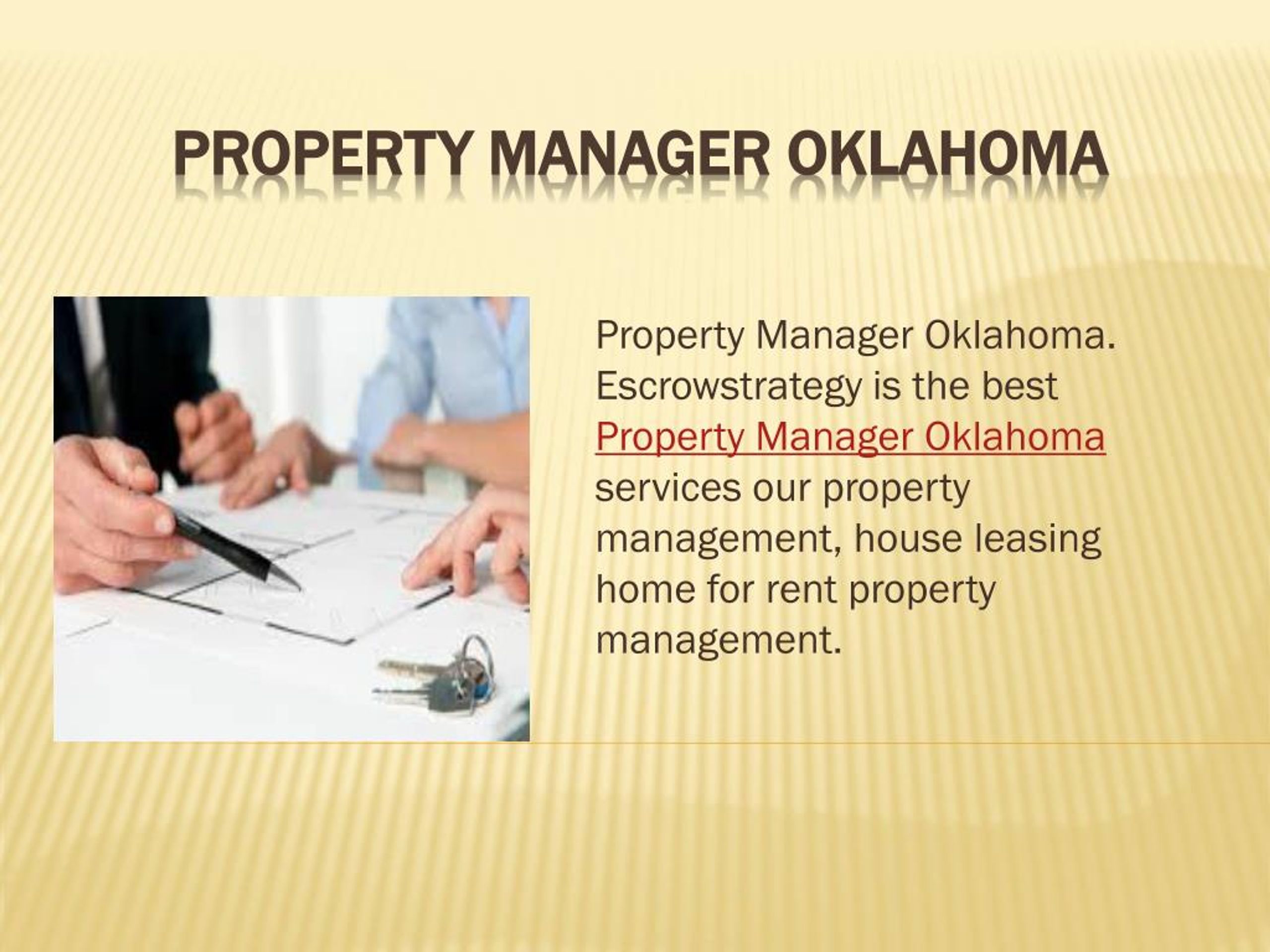 PPT Property Management Oklahoma PowerPoint Presentation, free