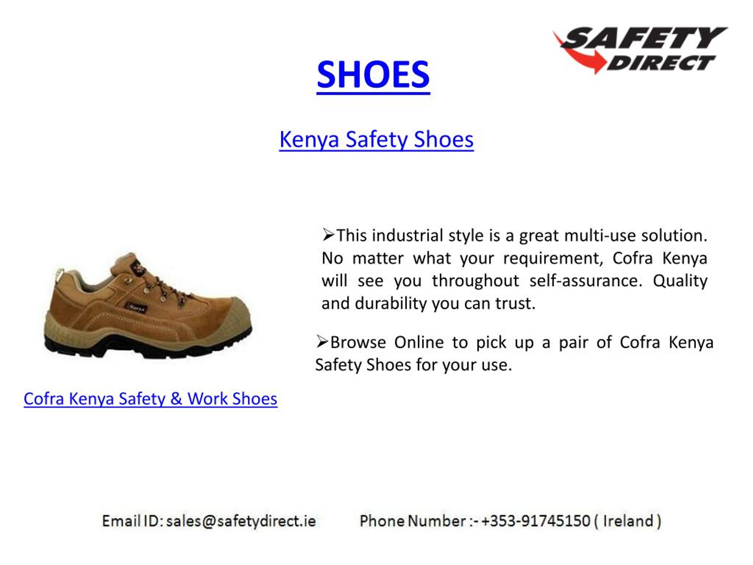 PPT Cofra Kenya Safety Work Mens Footwear Shoes