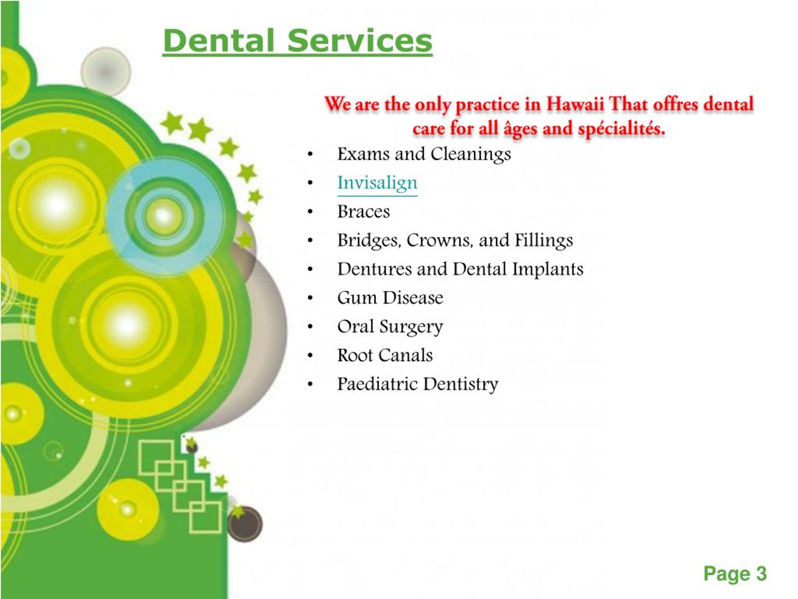 PPT dentist in honolulu PowerPoint Presentation, free download ID