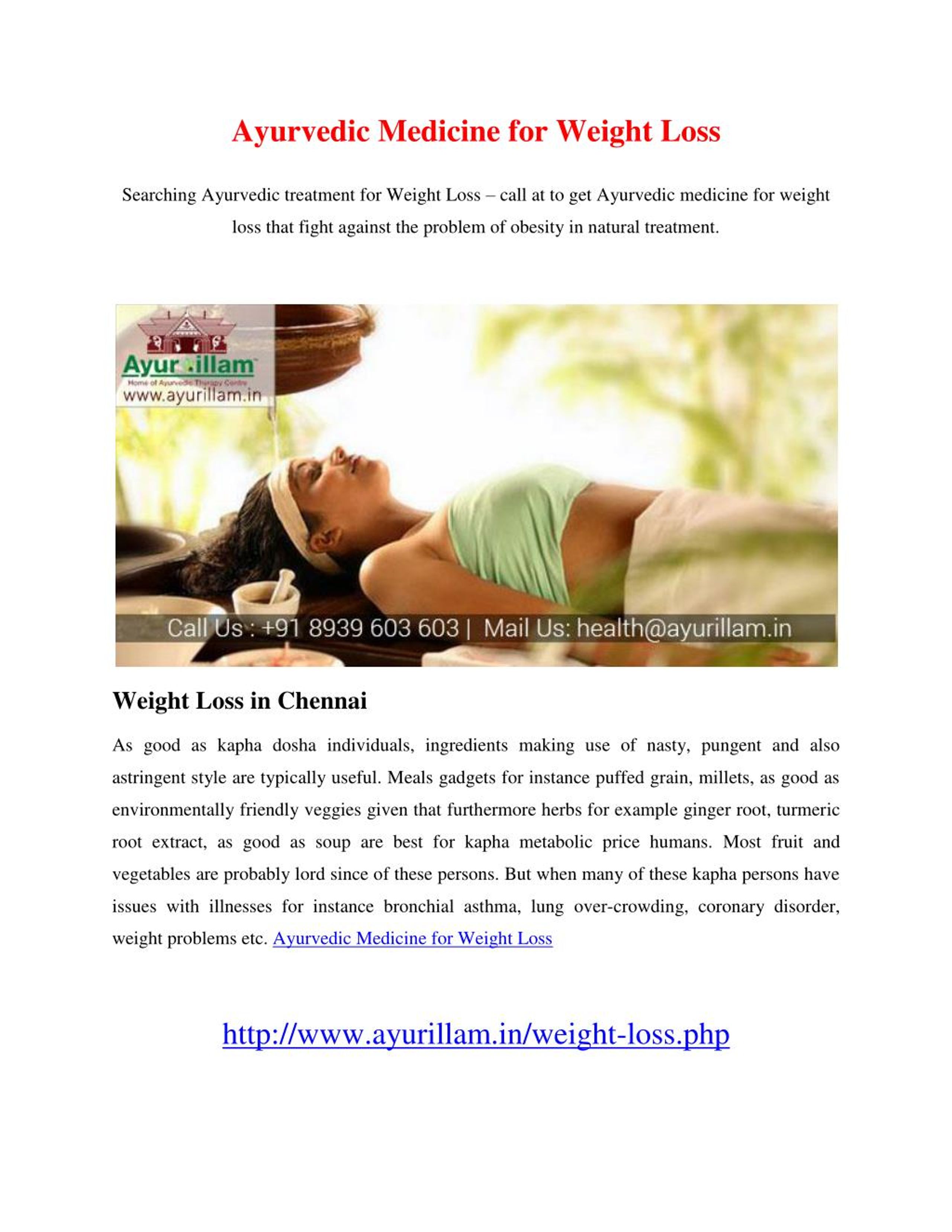 PPT Ayurvedic Medicine for Weight Loss PowerPoint Presentation, free