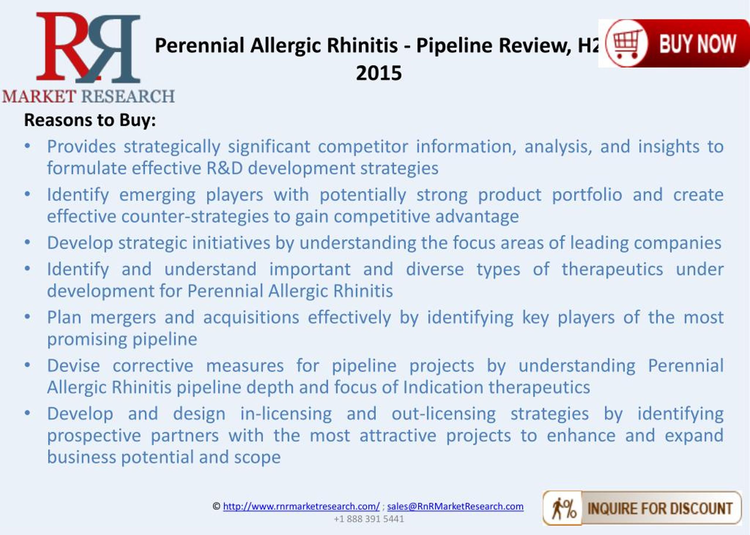 PPT Perennial Allergic Rhinitis Pipeline Therapeutics Assessment
