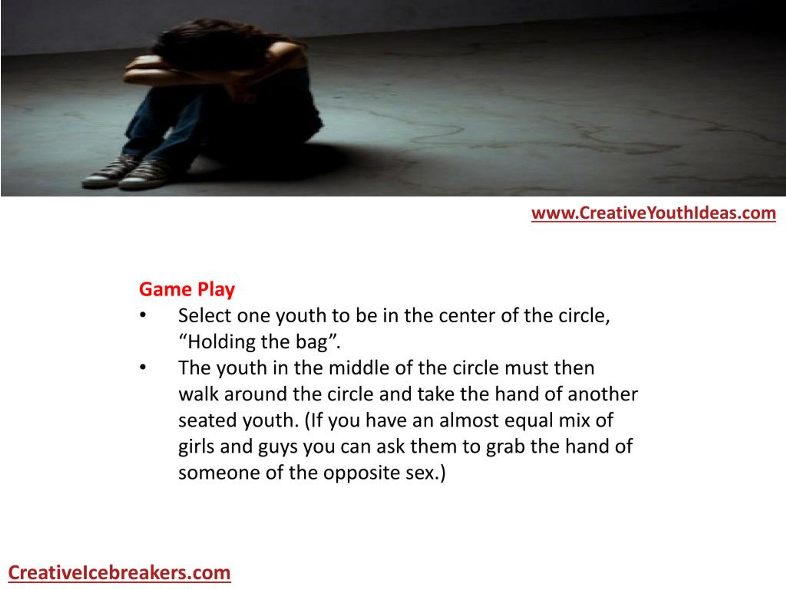 PPT Bible Icebreakers Left Holding the Bag PowerPoint Presentation