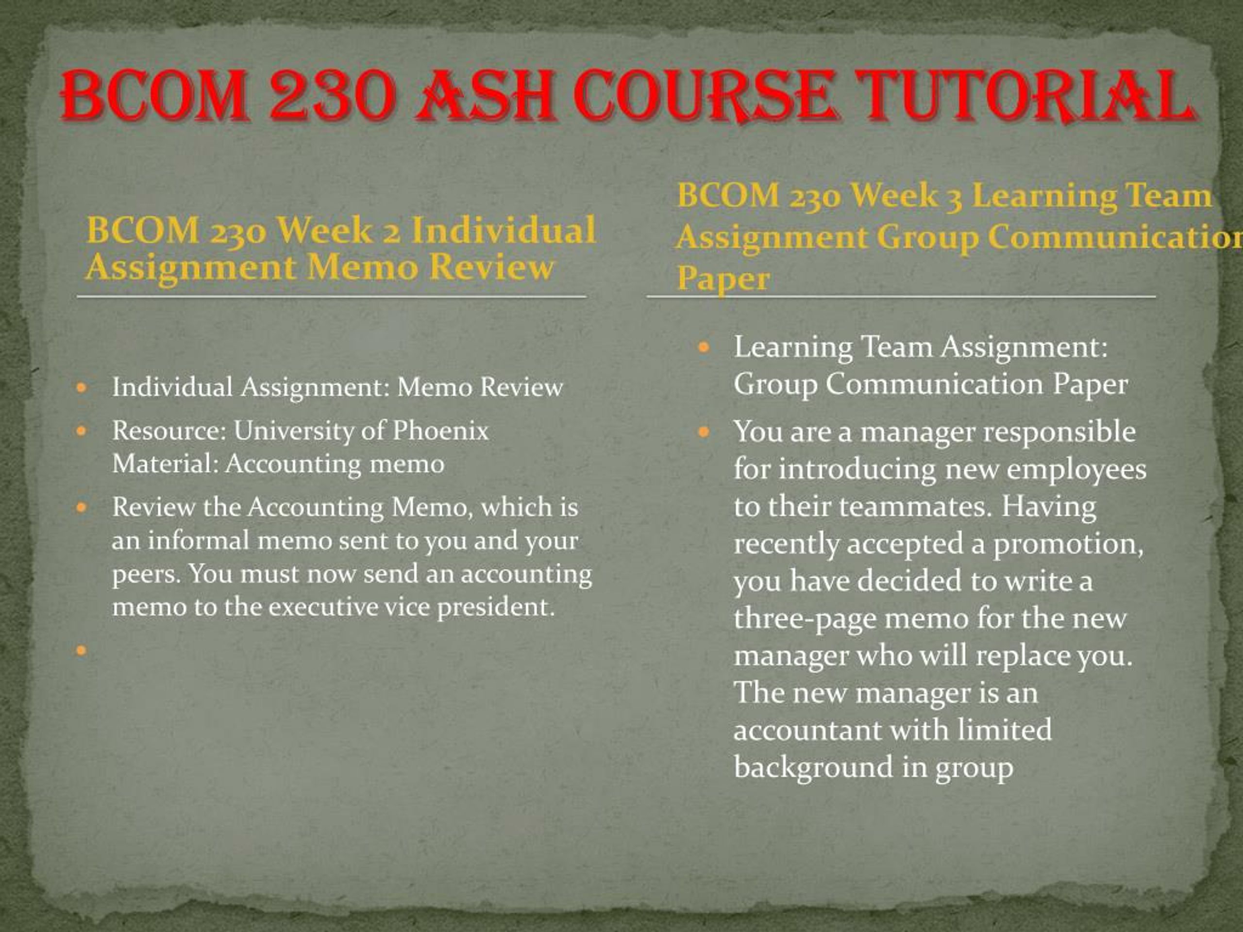 PPT 230 UOP course/uophelp PowerPoint Presentation, free