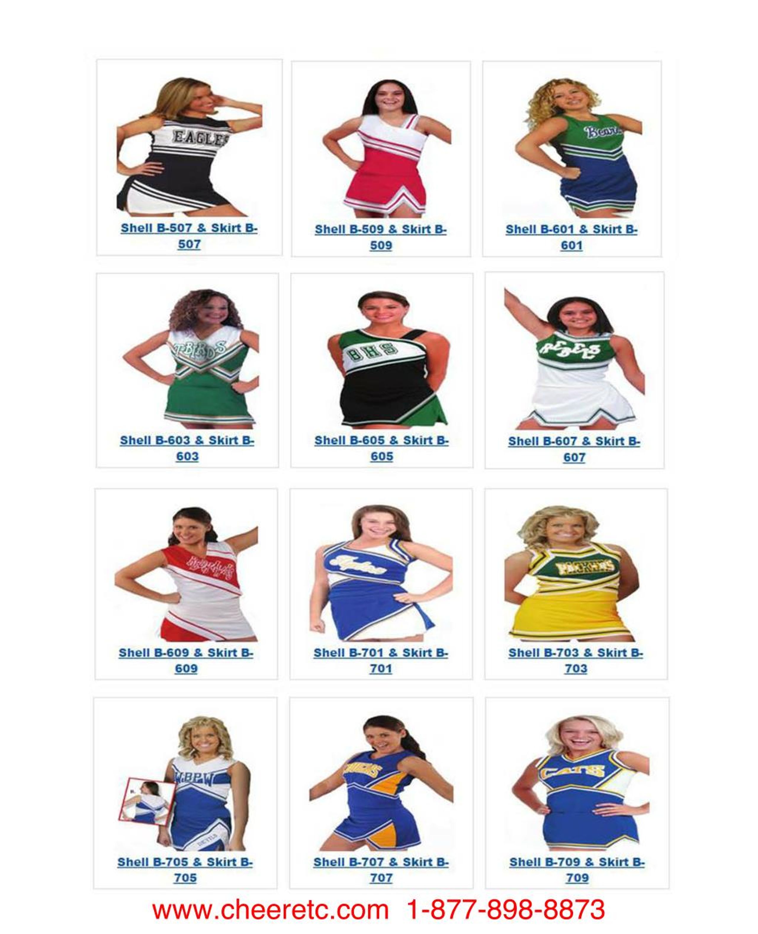 PPT Cheerleading Uniform Catalog PowerPoint Presentation, free