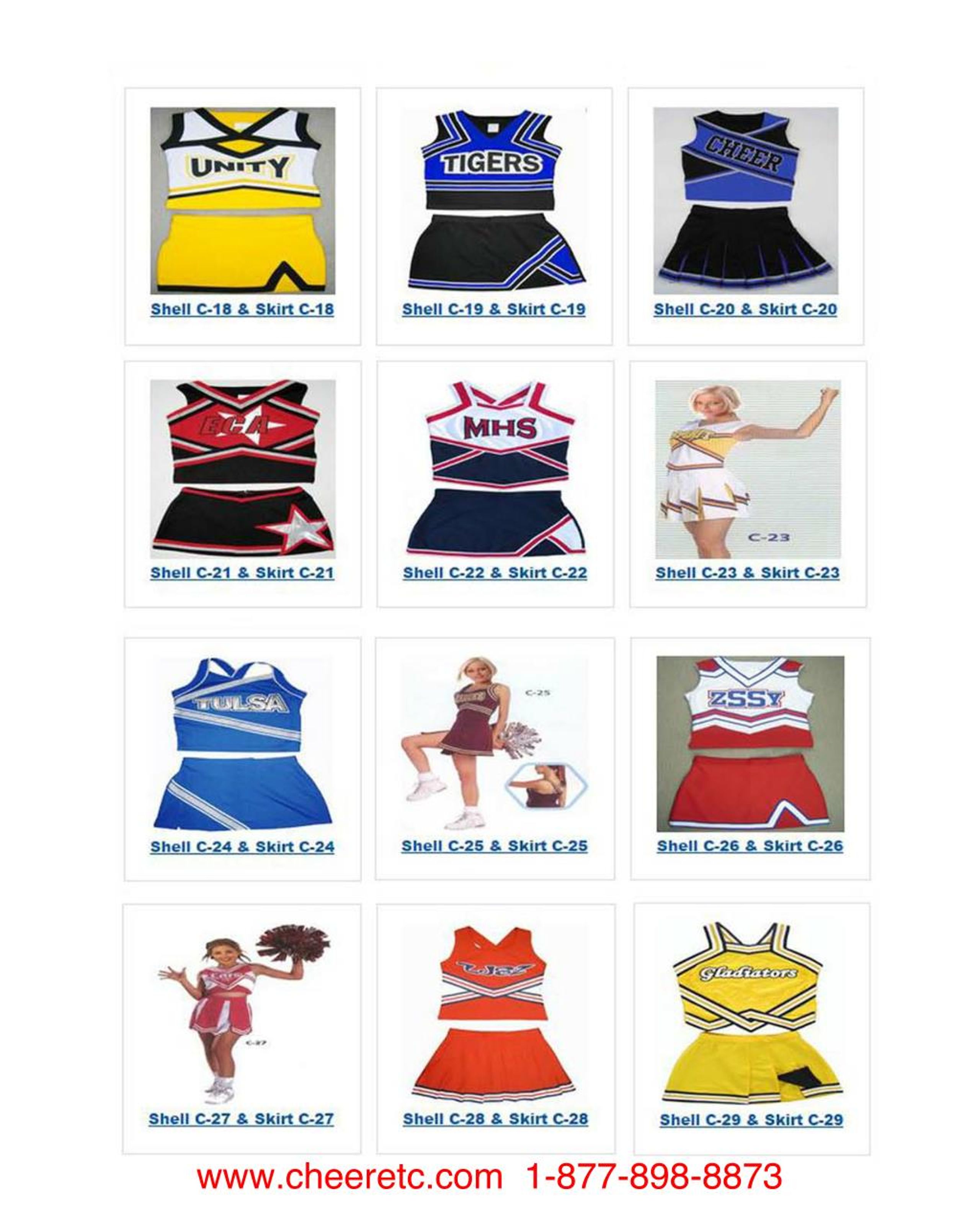 PPT Cheerleading Uniform Catalog PowerPoint Presentation, free