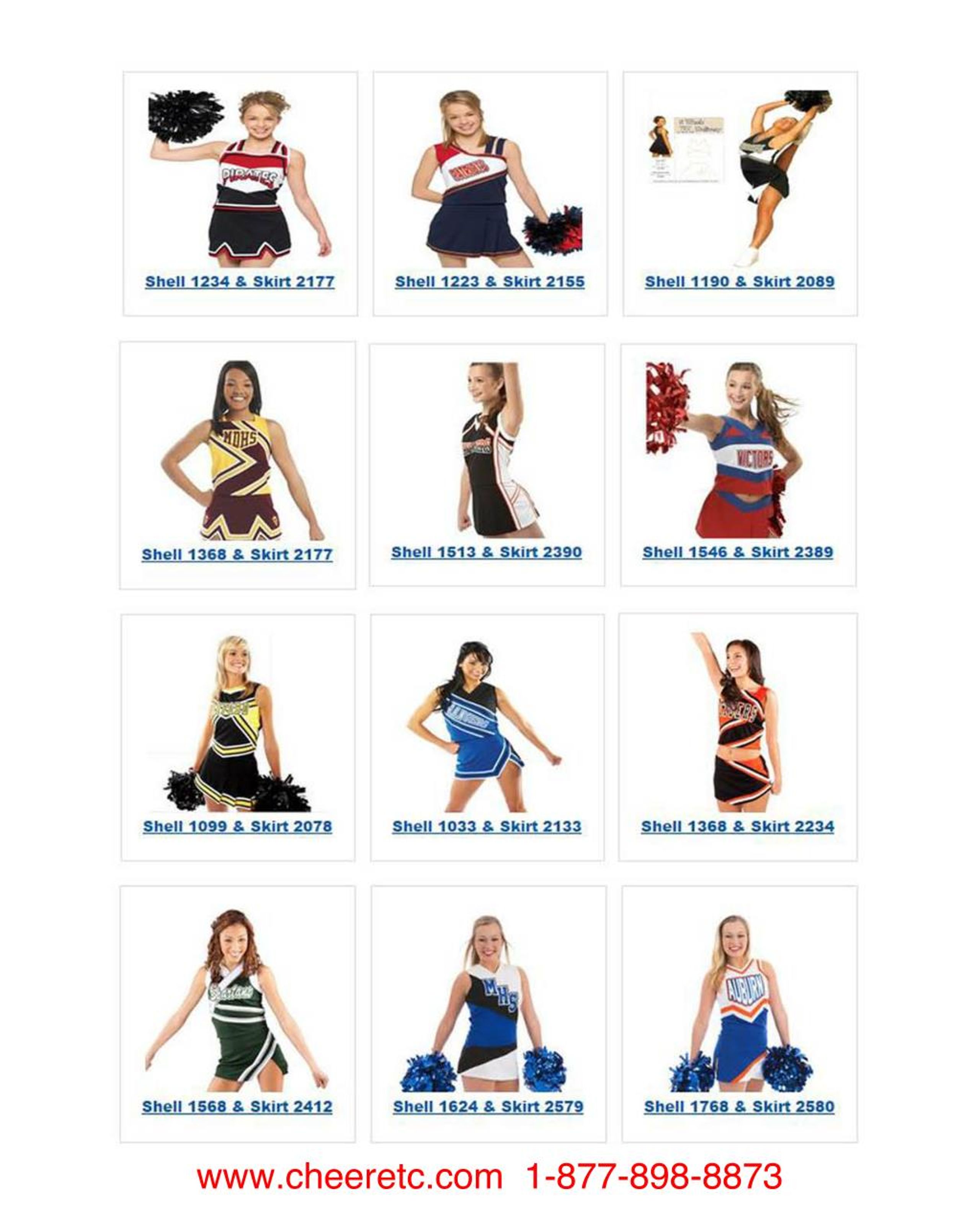 PPT Cheerleading Uniform Catalog PowerPoint Presentation, free