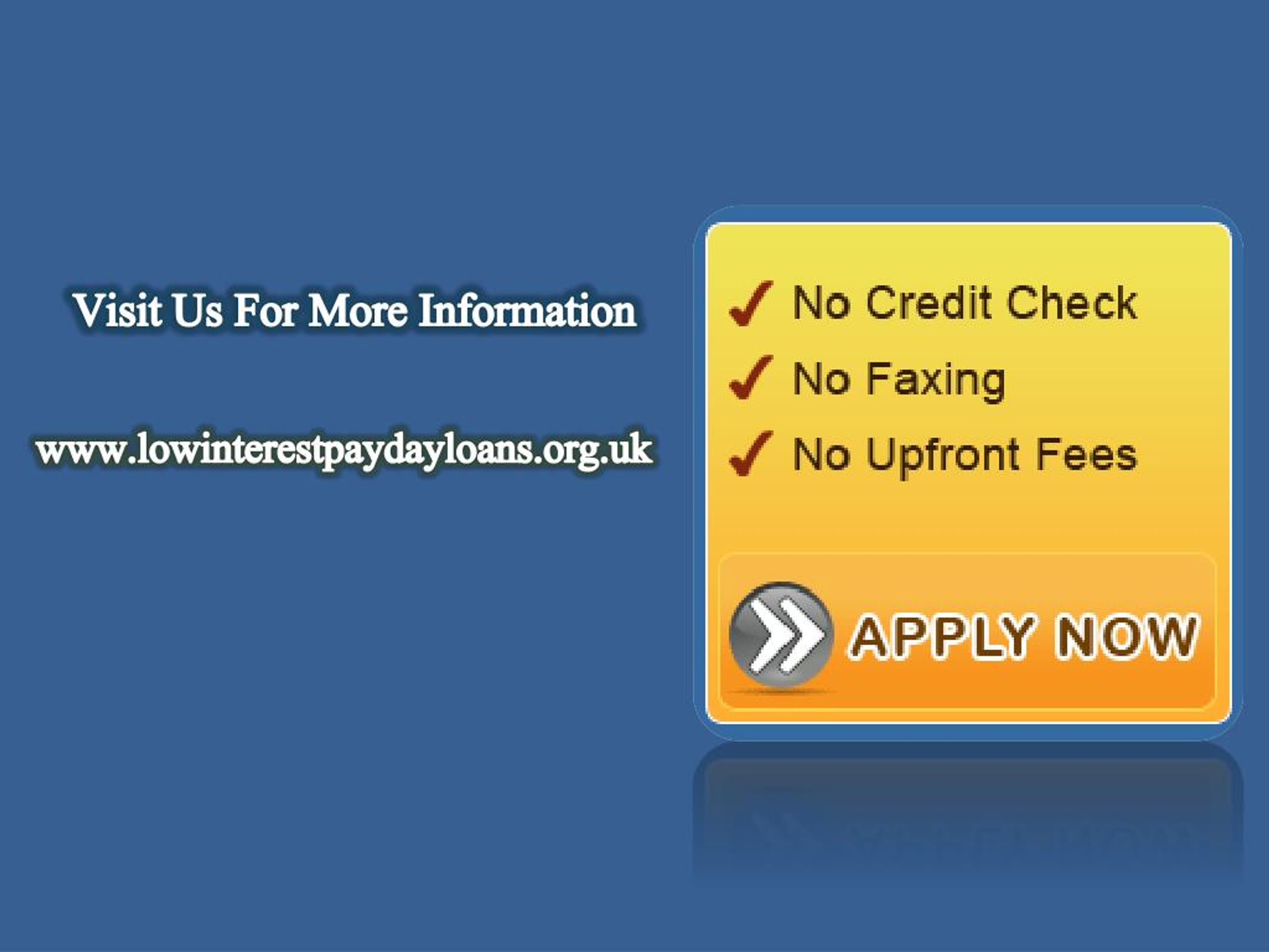 PPT Low Interest Payday Loans Intended For People Who Cannot Afford