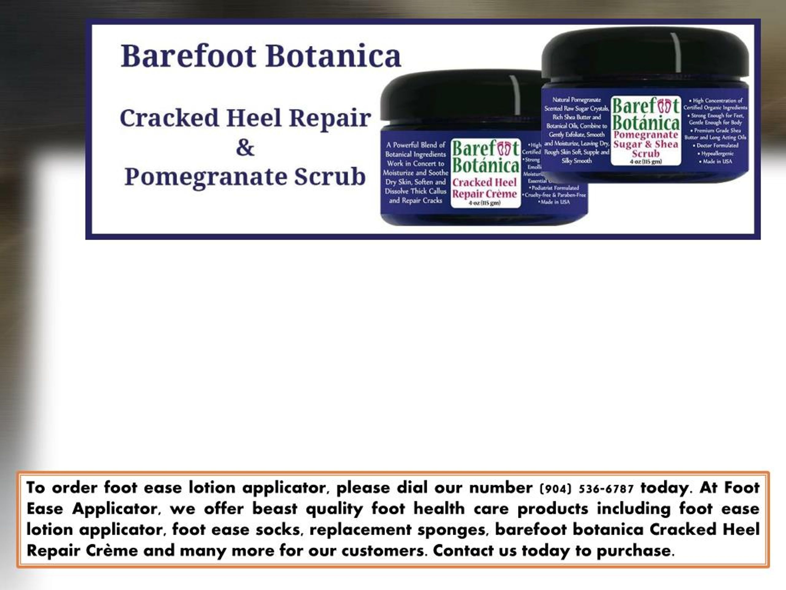 PPT Why to Use a Foot Ease Lotion Applicator PowerPoint Presentation