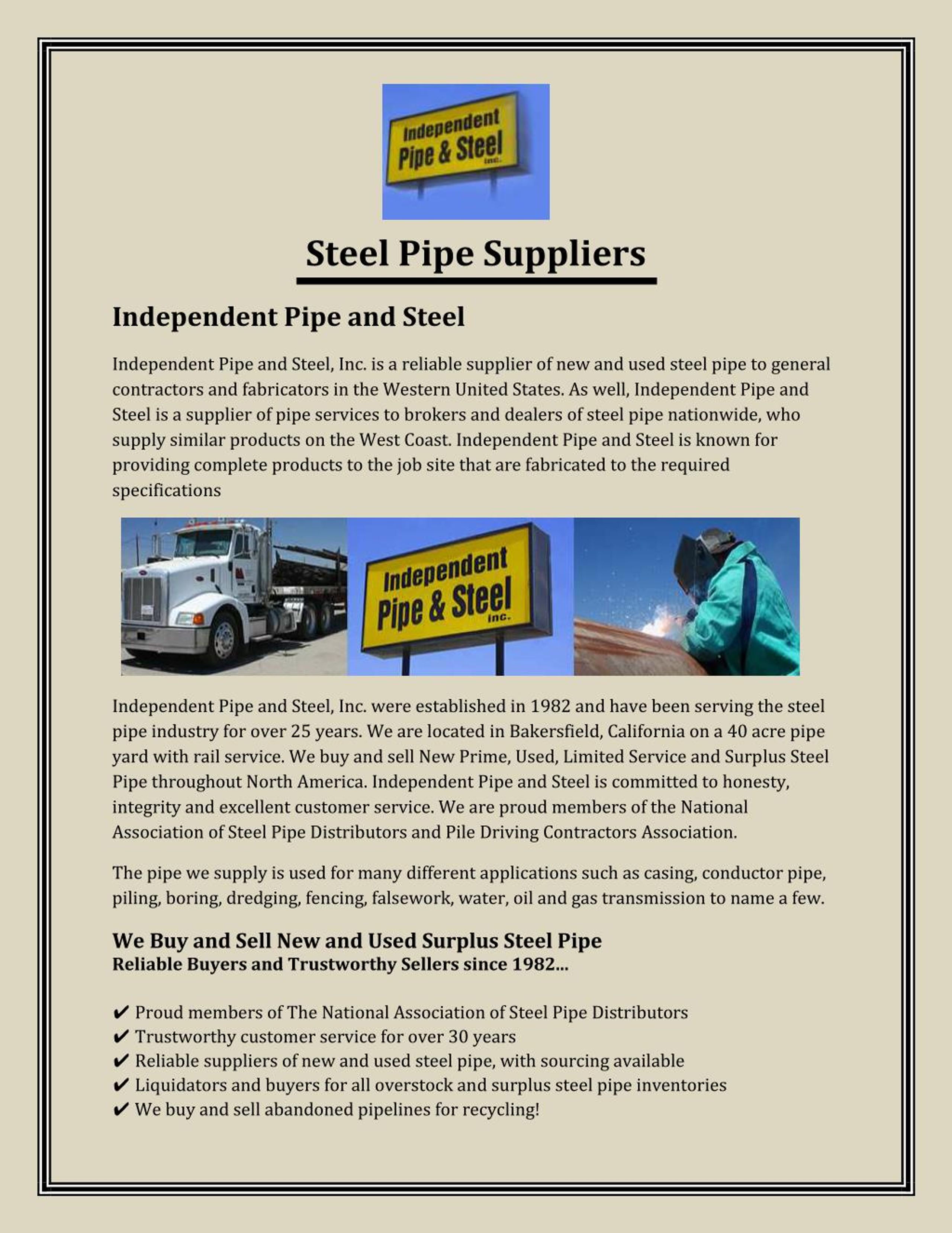 PPT Steel Pipe Suppliers PowerPoint Presentation, free download ID