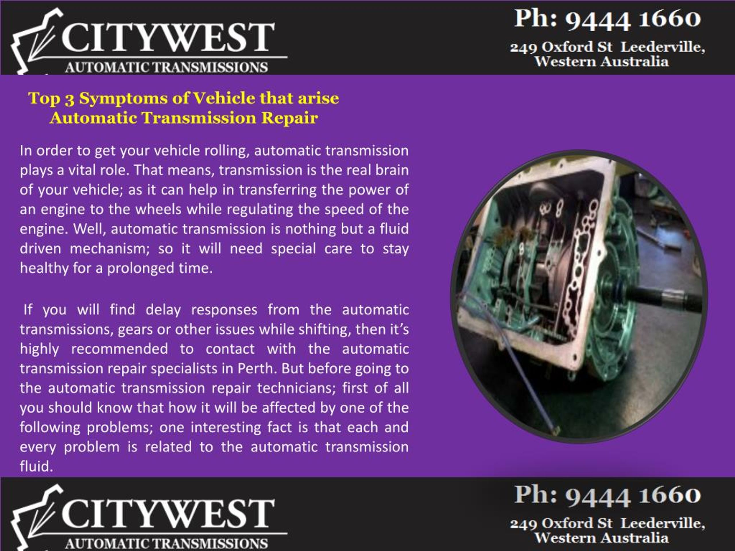PPT Auto Transmission Perth PowerPoint Presentation, free download