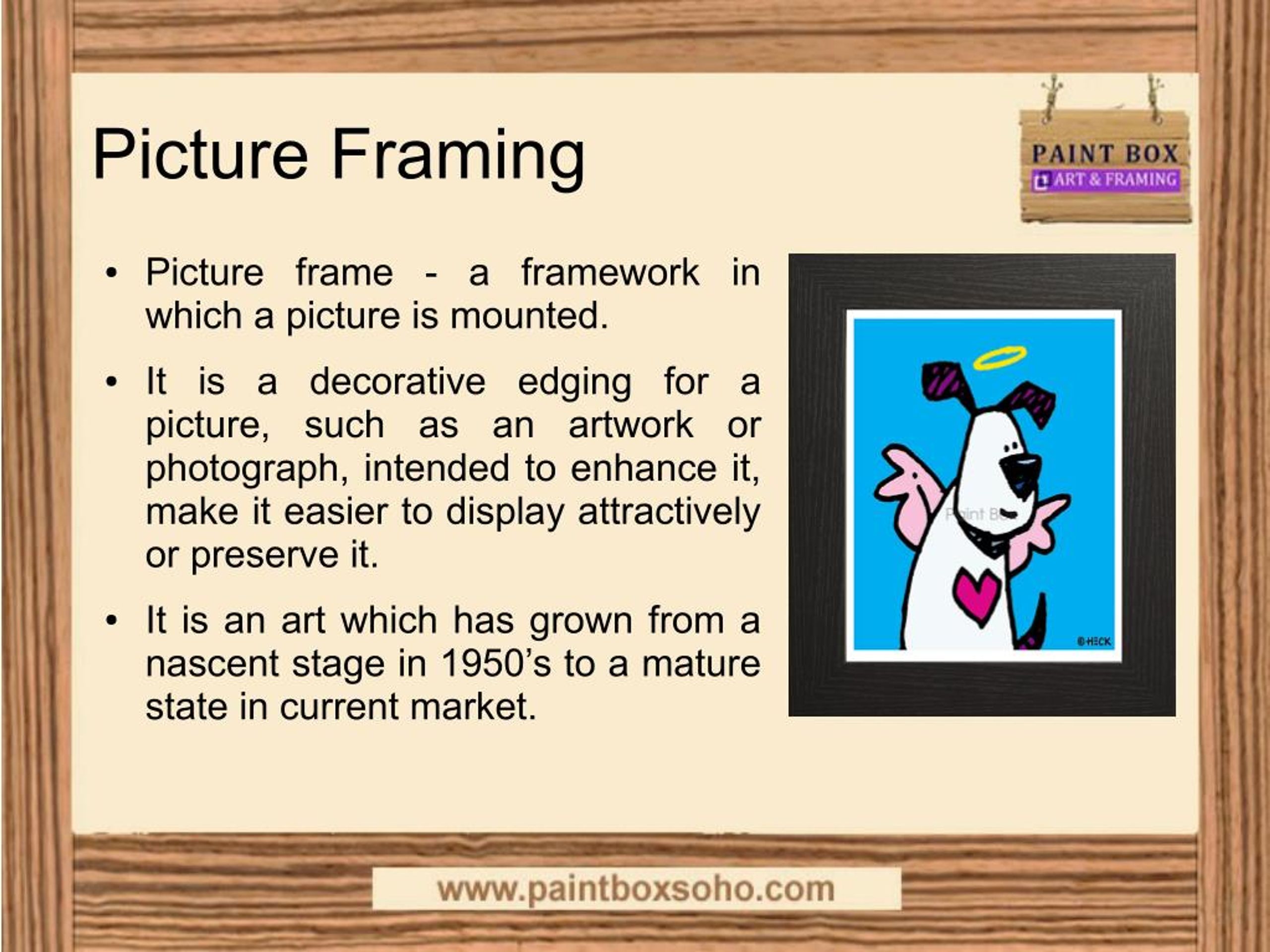 PPT Types of Picture Framing PowerPoint Presentation, free download
