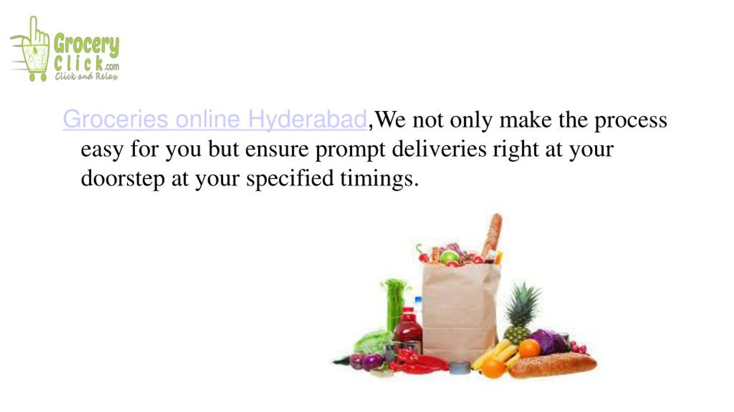 PPT online groceries Hyderabad PowerPoint Presentation, free download