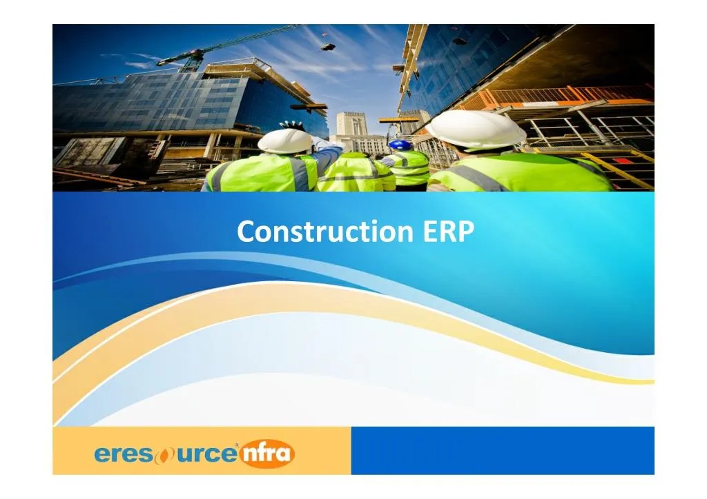 PPT Construction ERP ERP for Construction Software