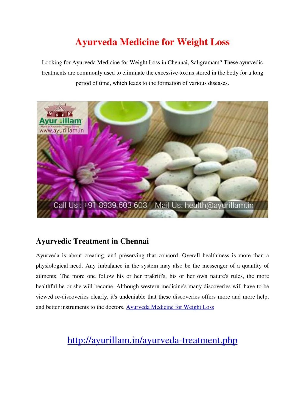 PPT Ayurveda Medicine for Weight Loss PowerPoint Presentation ID