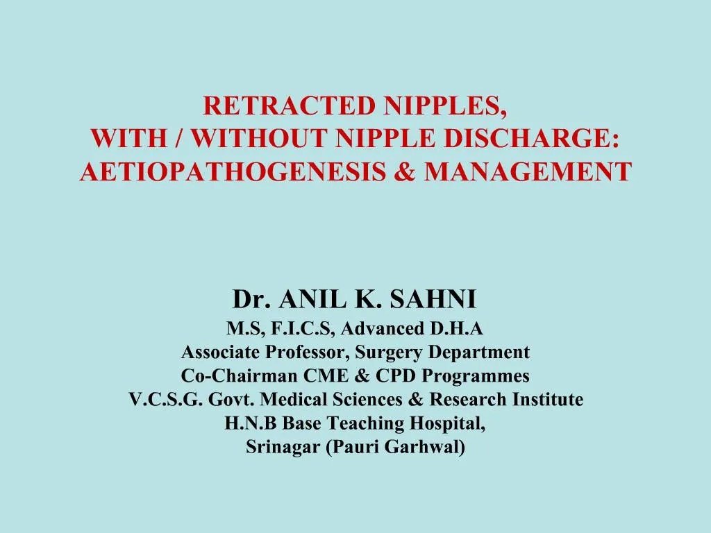 PPT RETRACTED NIPPLES, WITH PowerPoint Presentation, free download