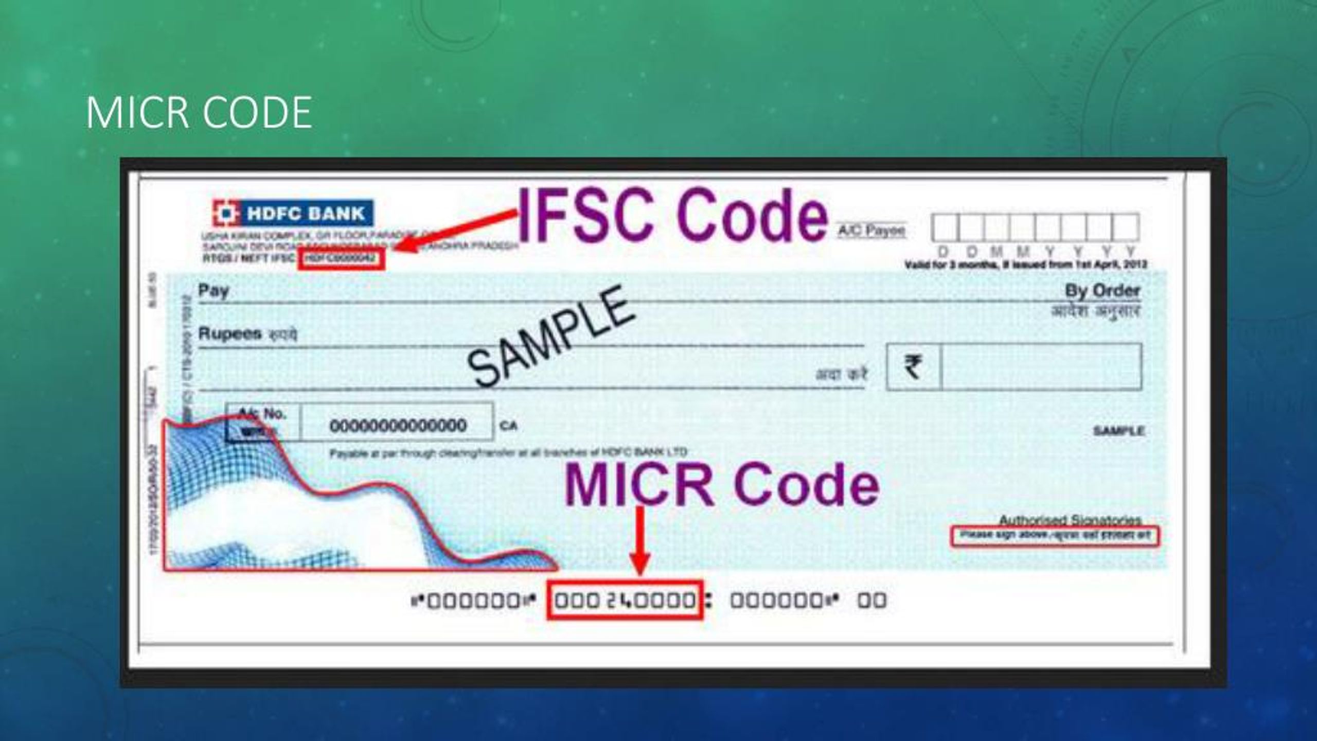 PPT What is MICR code? PowerPoint Presentation, free download ID