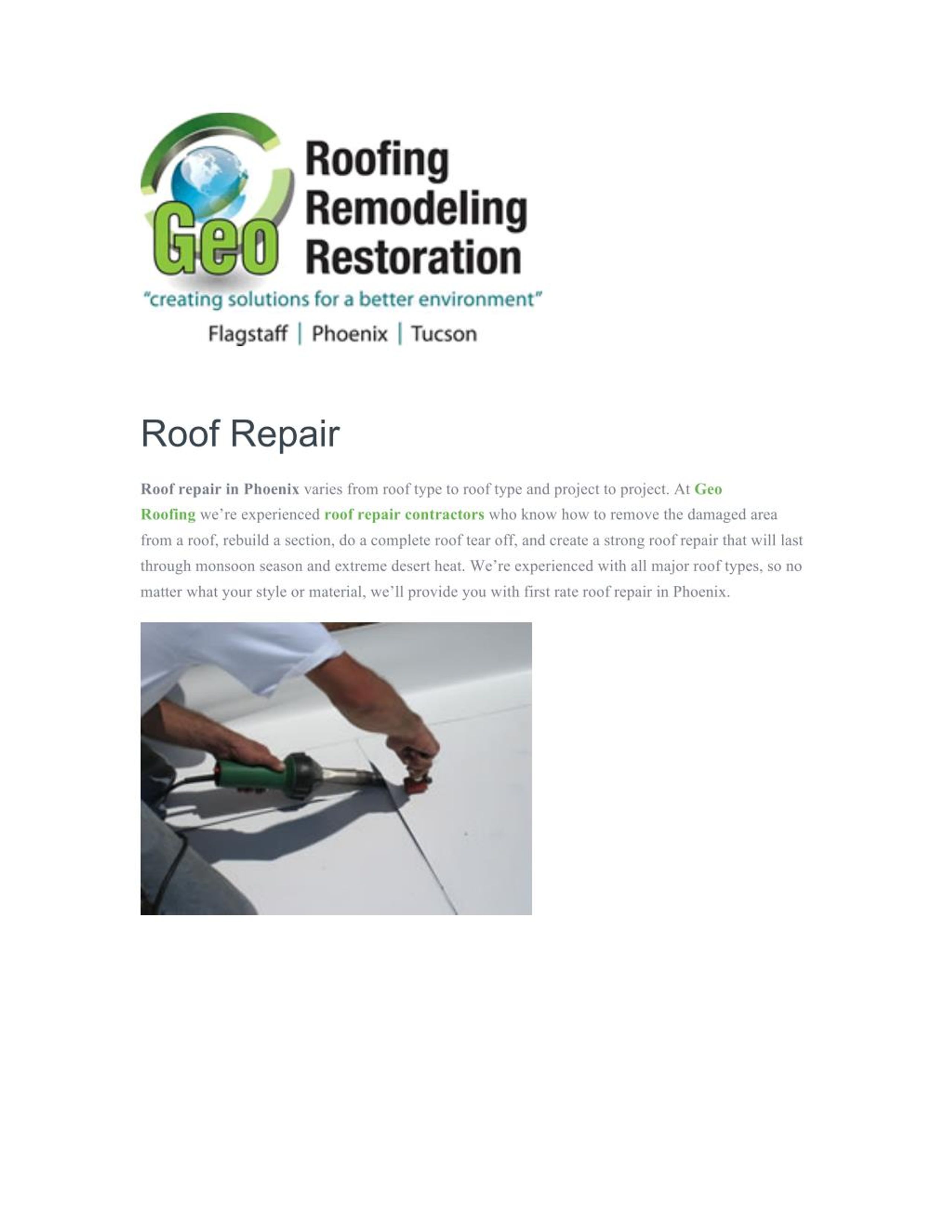PPT Roof Repair Phoenix PowerPoint Presentation, free download ID