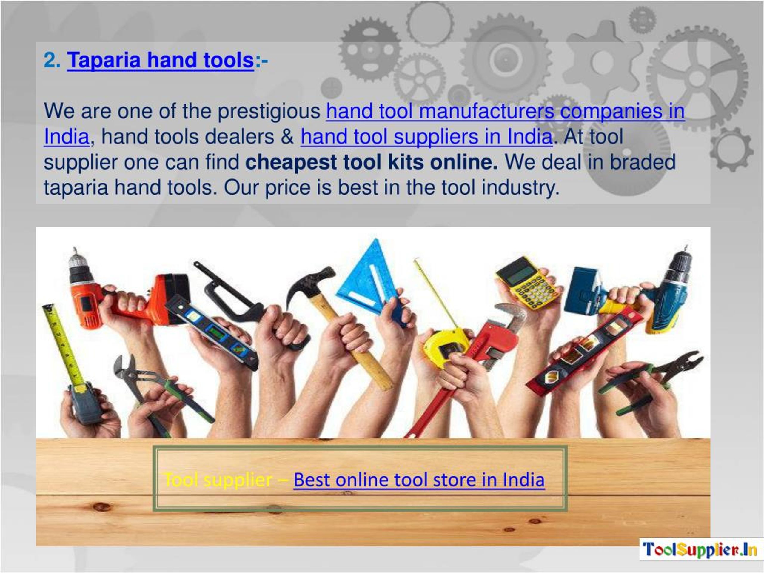 PPT Power tools Hand tools Online tools shopping store in india