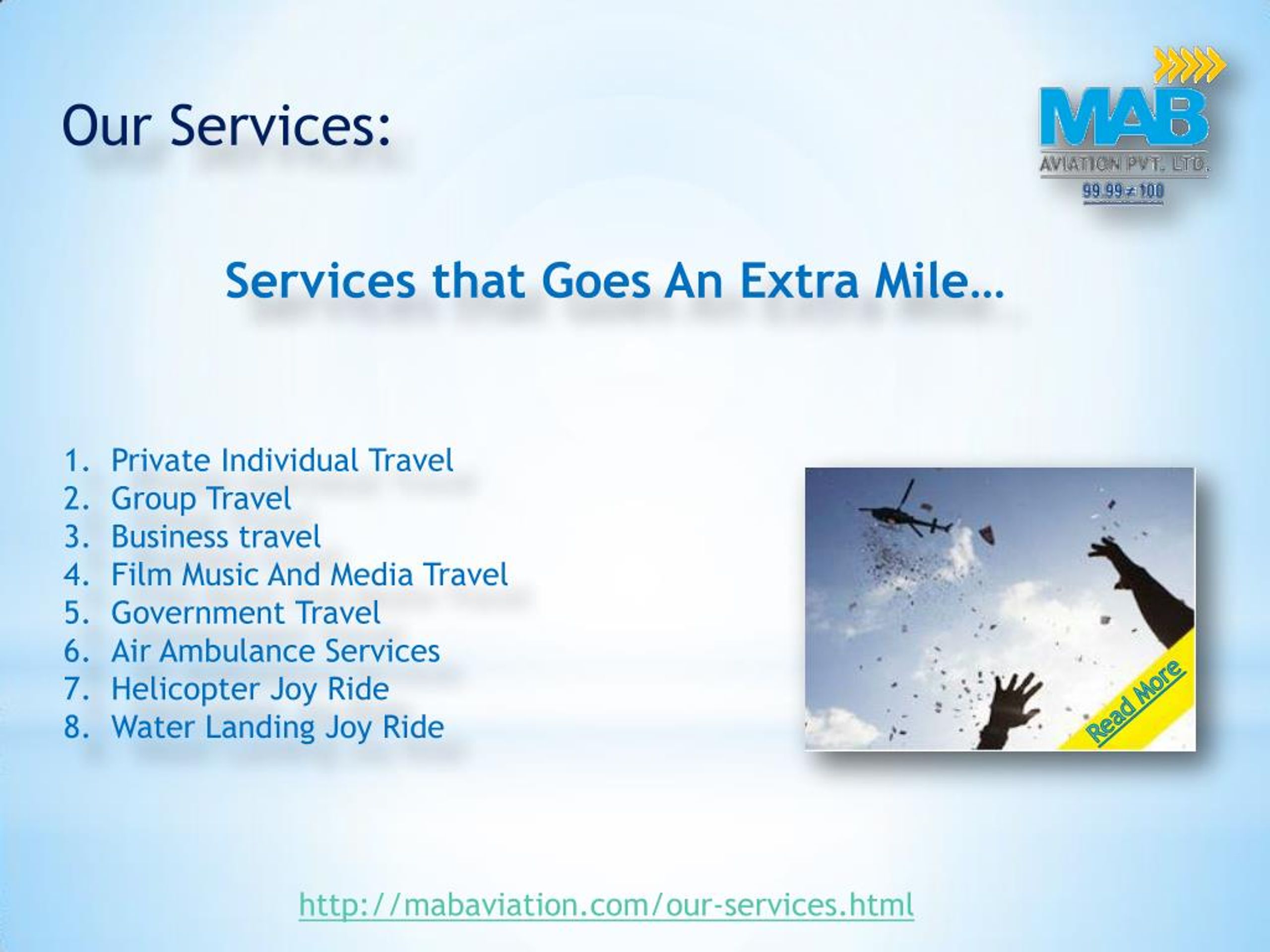 PPT Private Air Charter Services in India PowerPoint Presentation