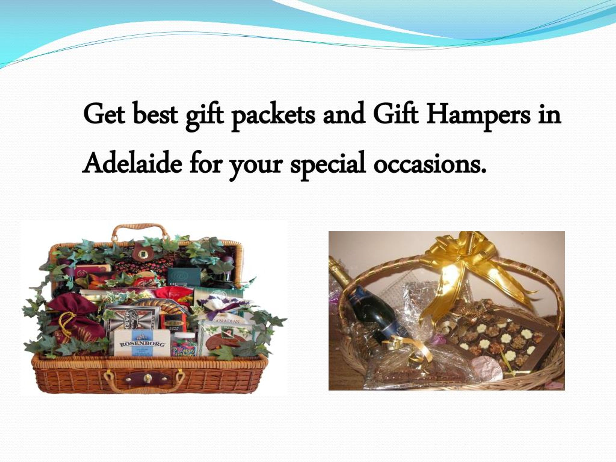 PPT Gift Hampers Adelaide PowerPoint Presentation, free download ID