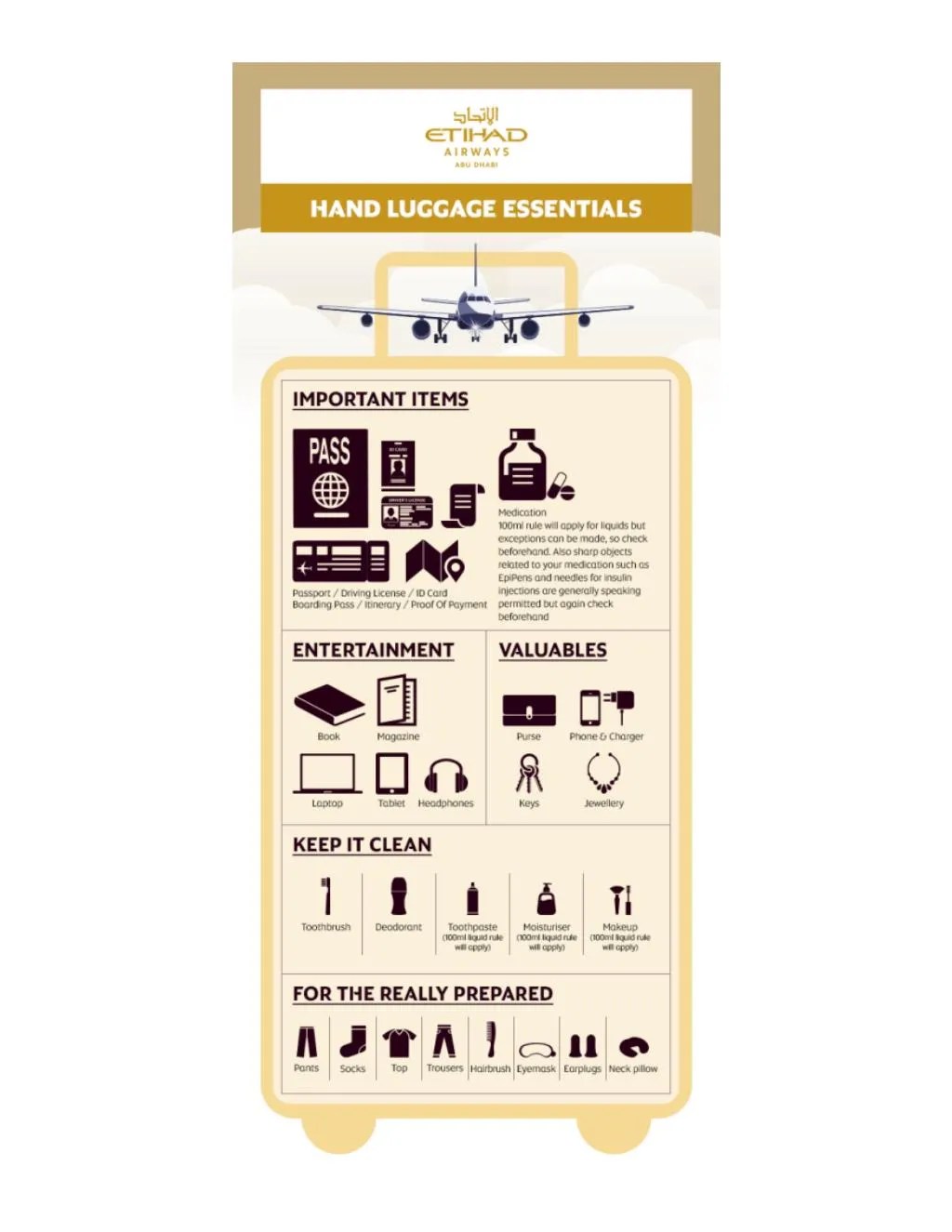 PPT Etihad Hand luggage essentials PowerPoint Presentation, free