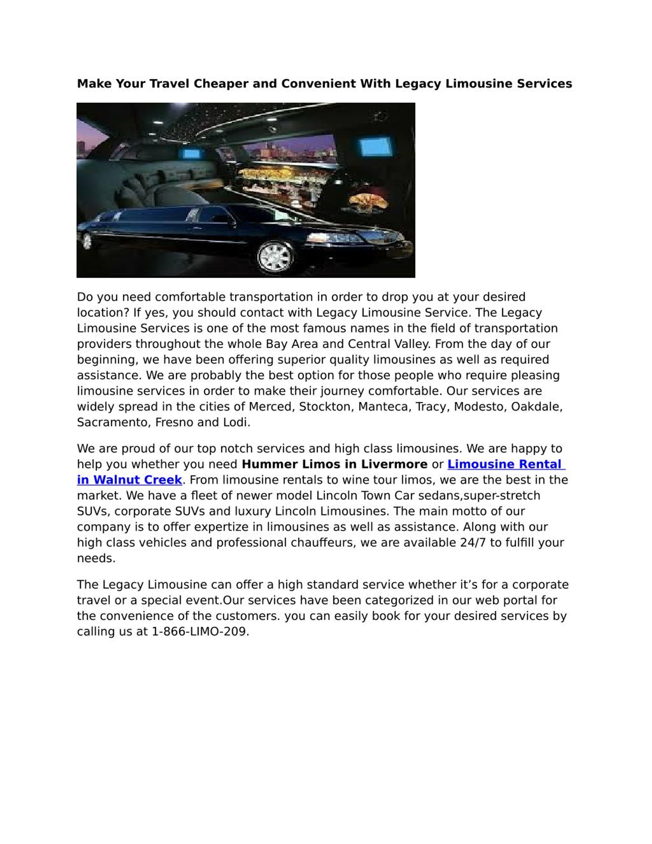 PPT Limousine Rental Walnut Creek PowerPoint Presentation, free