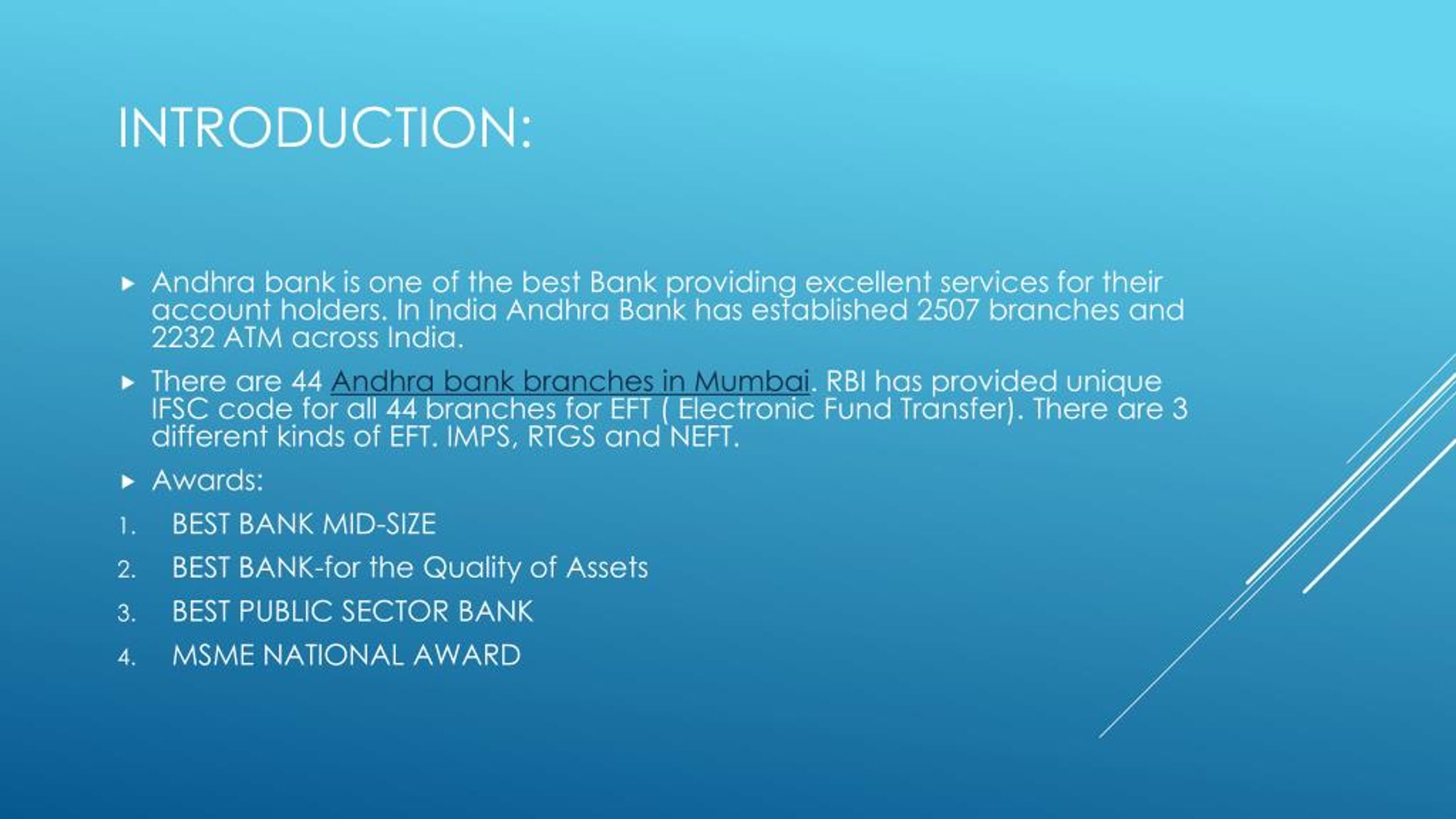 PPT Andhra Bank Branches in Mumbai PowerPoint Presentation, free