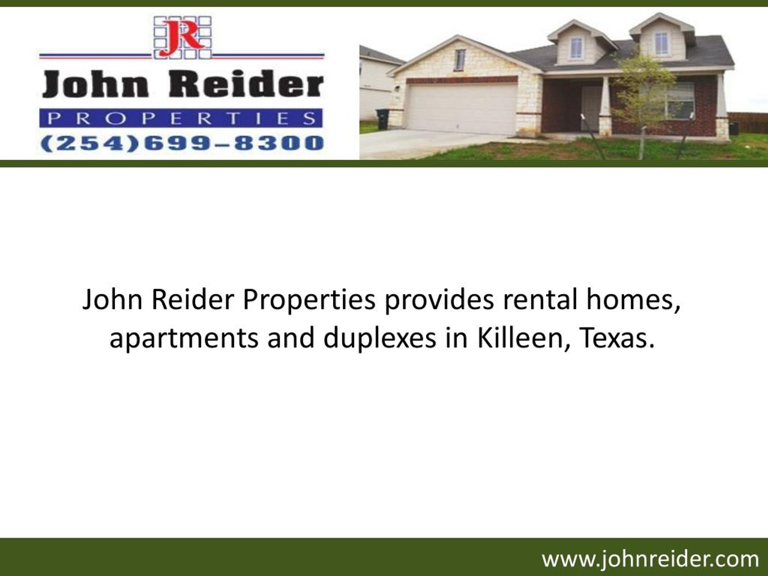 PPT Killeen Home Rentals PowerPoint Presentation, free download ID