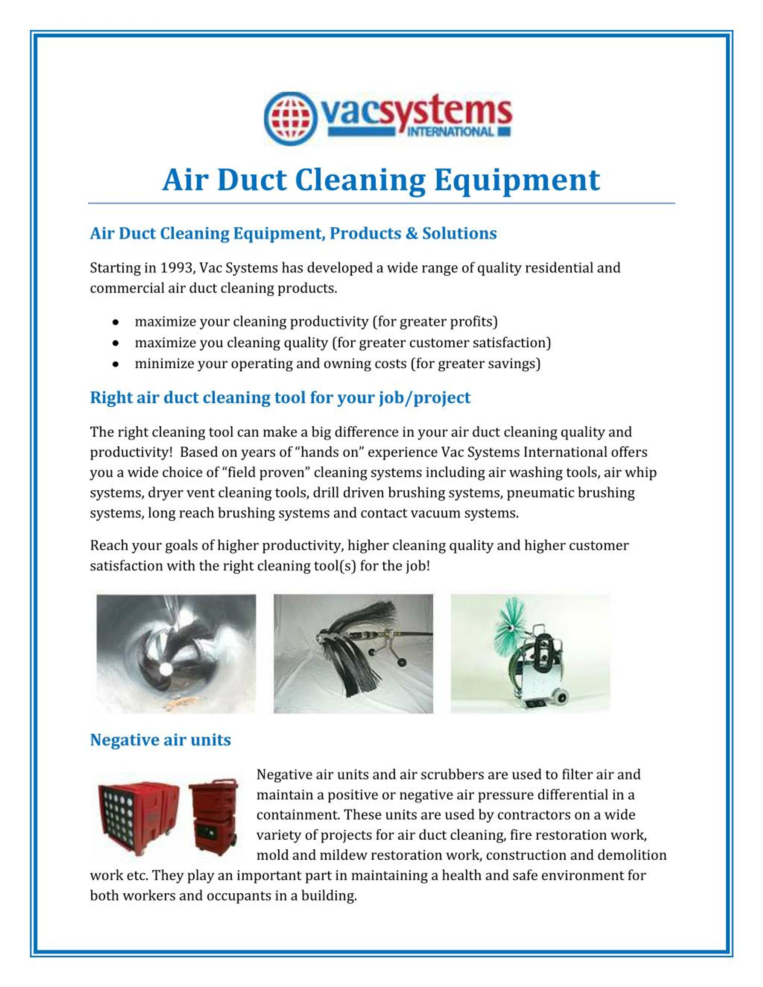 PPT Air Duct Cleaning Equipment PowerPoint Presentation, free