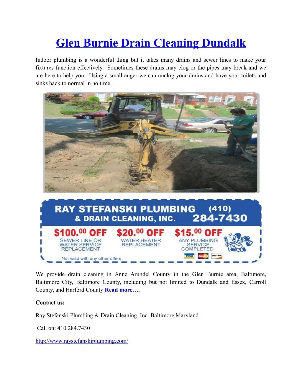 PPT Glen Burnie Drain Cleaning Dundalk PowerPoint Presentation, free