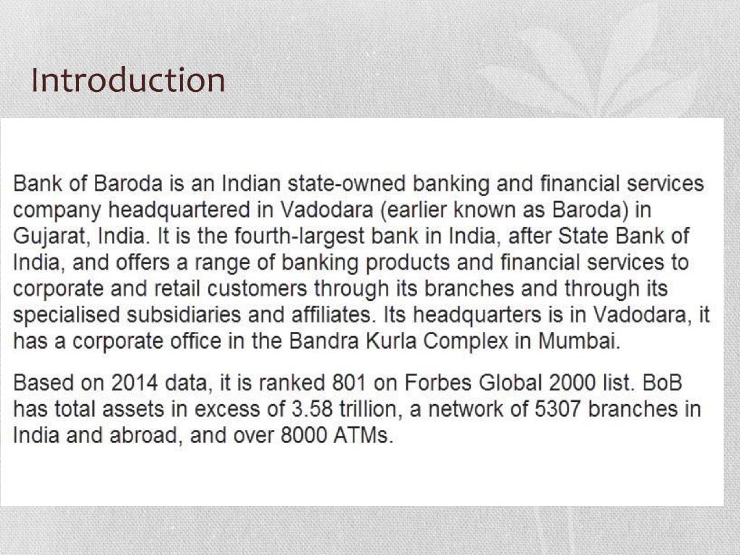 PPT Bank of Baroda ifsc code PowerPoint Presentation, free download