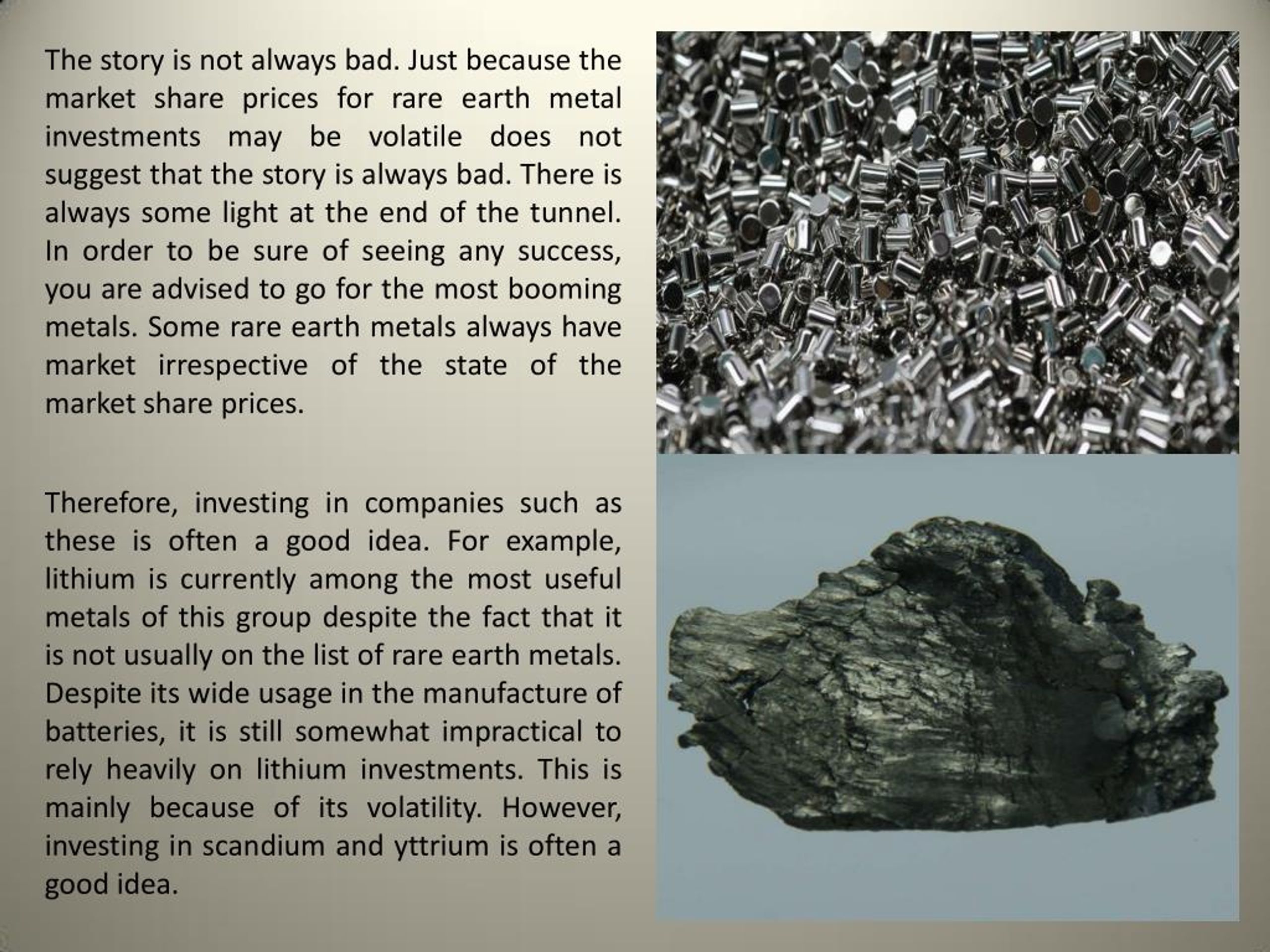 PPT How to Invest in Rare Earth Metals PowerPoint Presentation, free