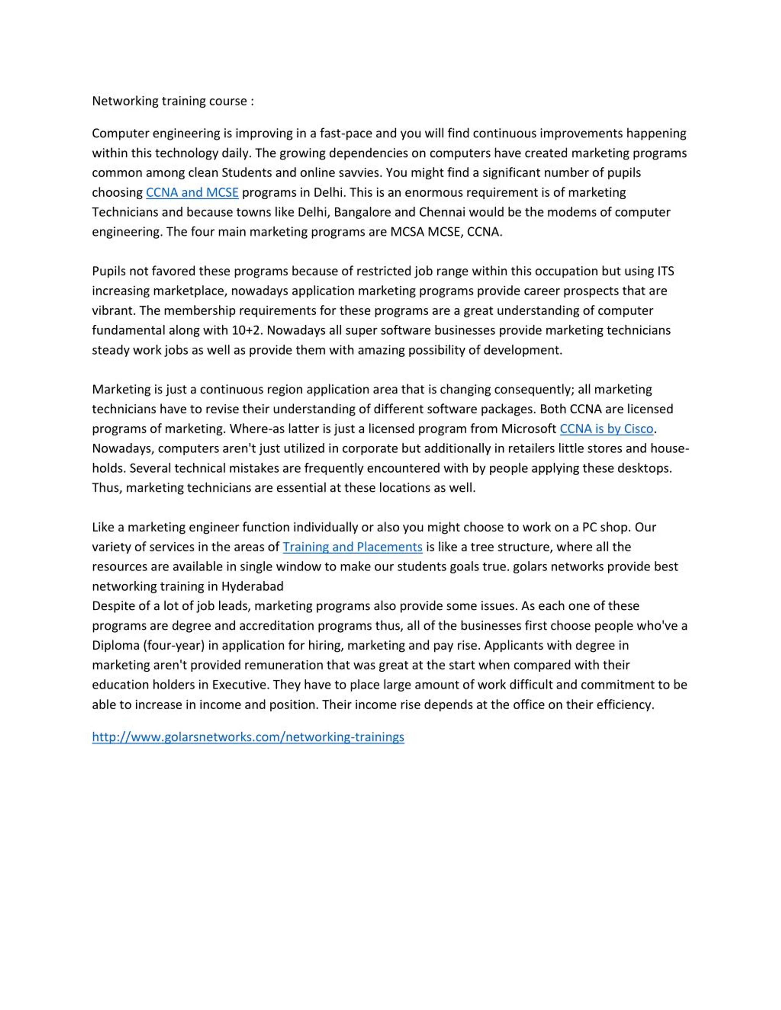 PPT networking training in hyderabad, networking training, networking