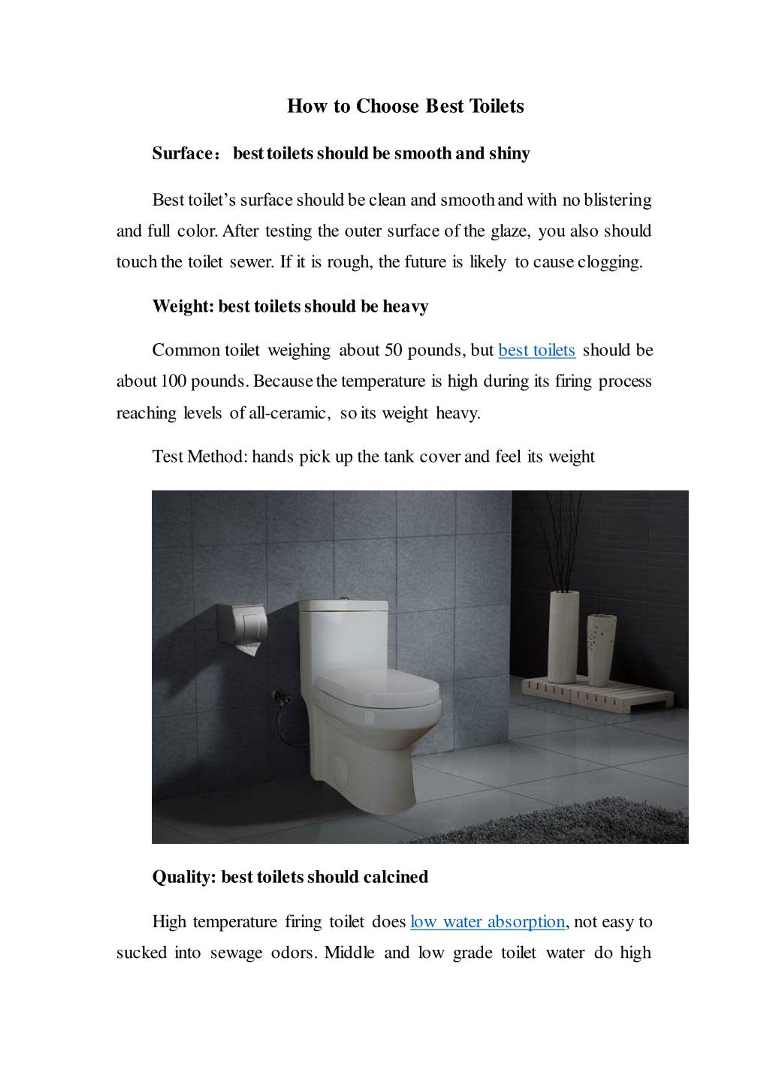 PPT How to Choose Best Toilets PowerPoint Presentation, free download