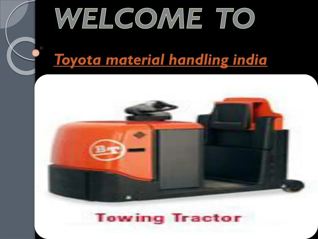 PPT Material Handling Equipment Manufacturers India PowerPoint