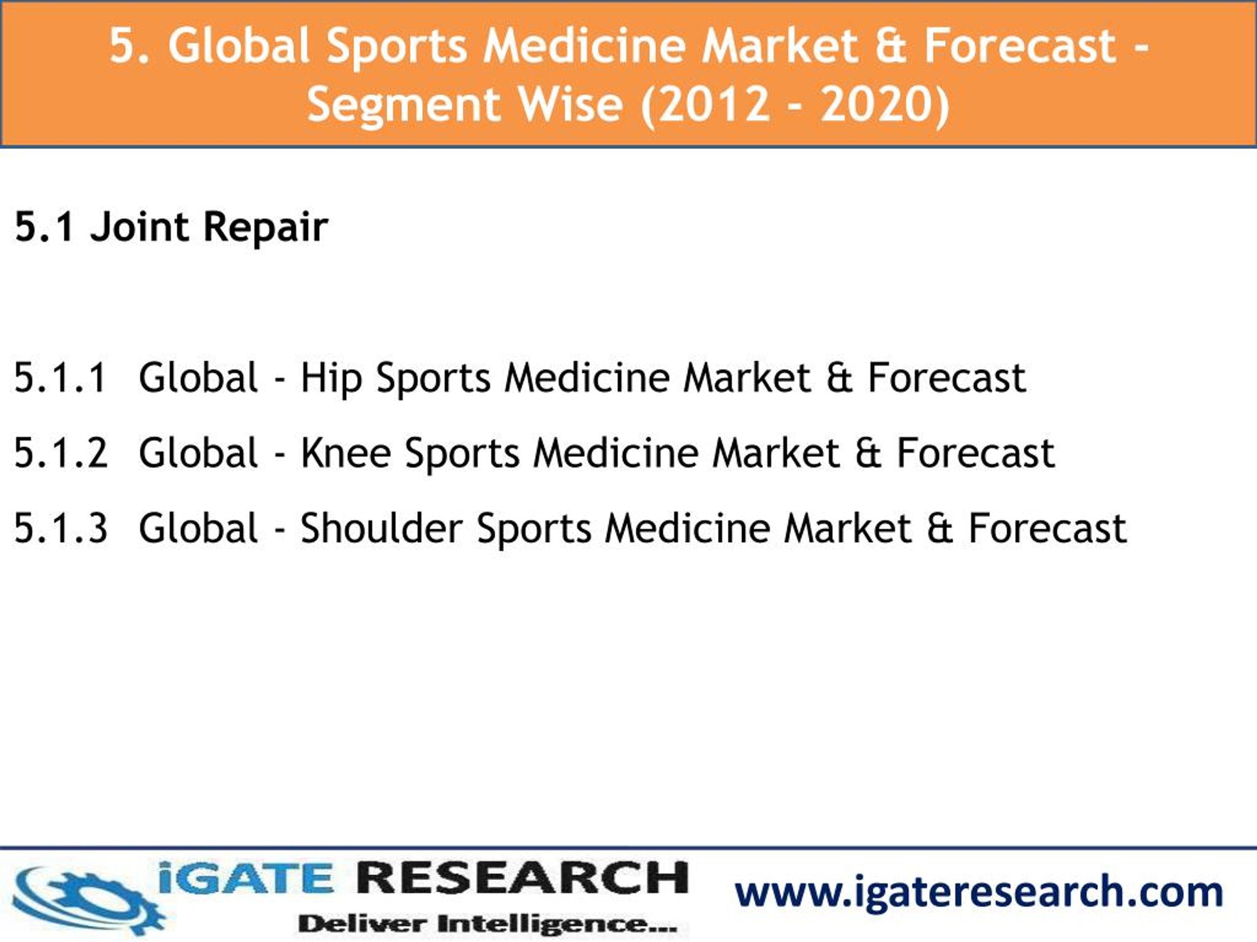 PPT Global Sports Medicine Market Analysis to 2020 PowerPoint Presentation ID7230297
