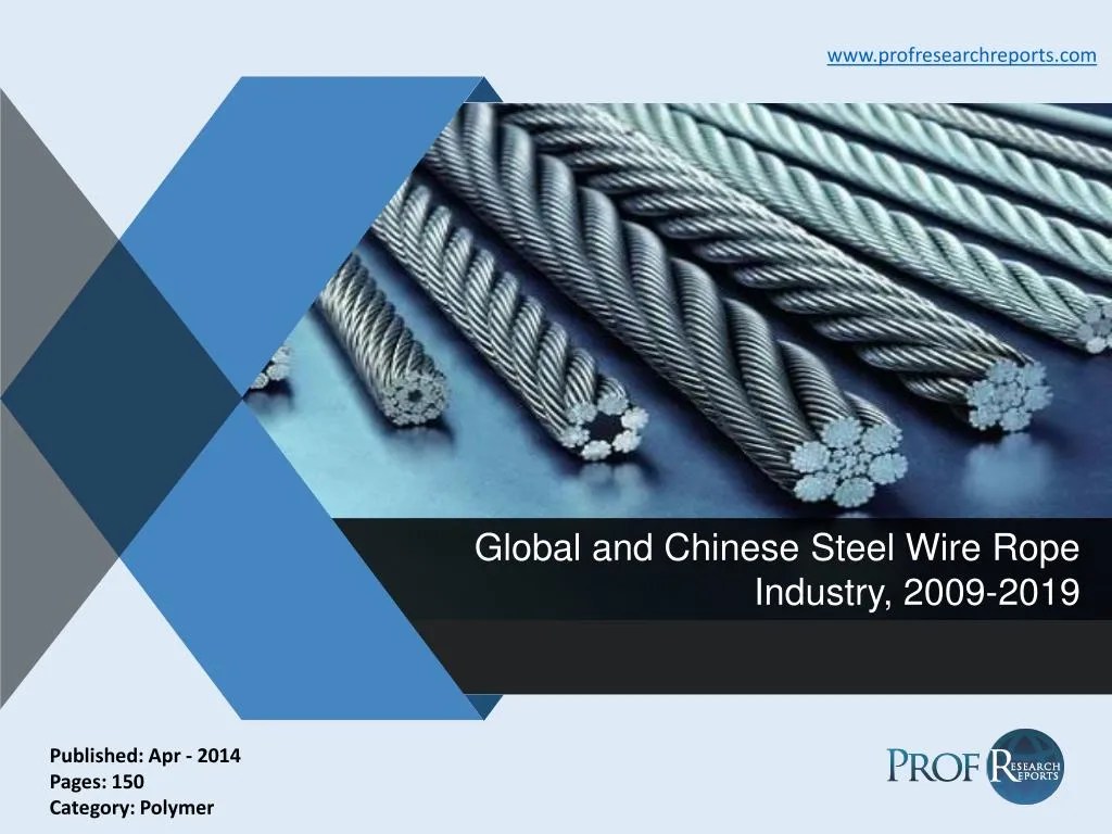 PPT Global and Chinese Steel Wire Rope Industry, 20092019 PowerPoint