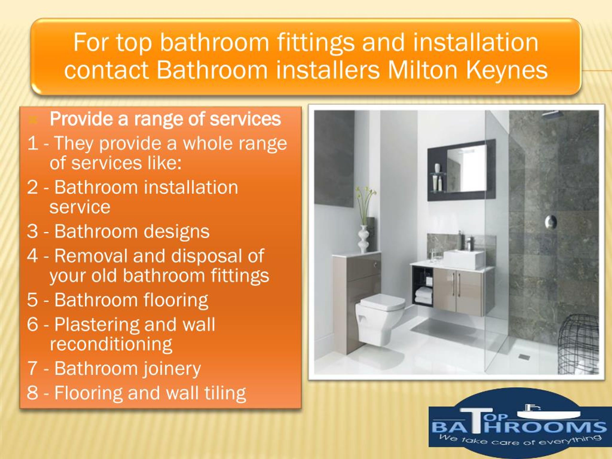 PPT For top bathroom fittings and installation contact Bathroom