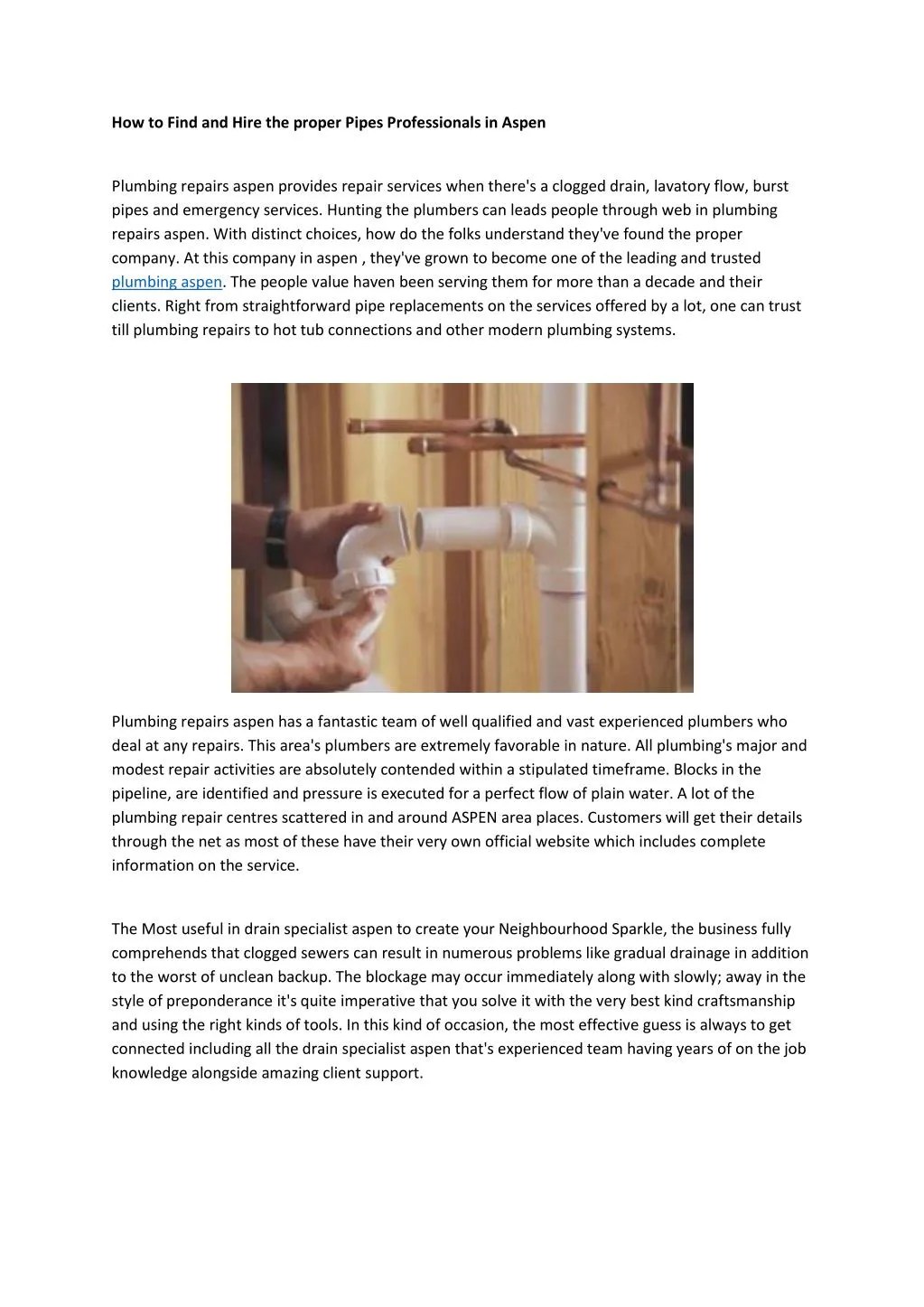 PPT Heating and plumbing aspen PowerPoint Presentation, free download