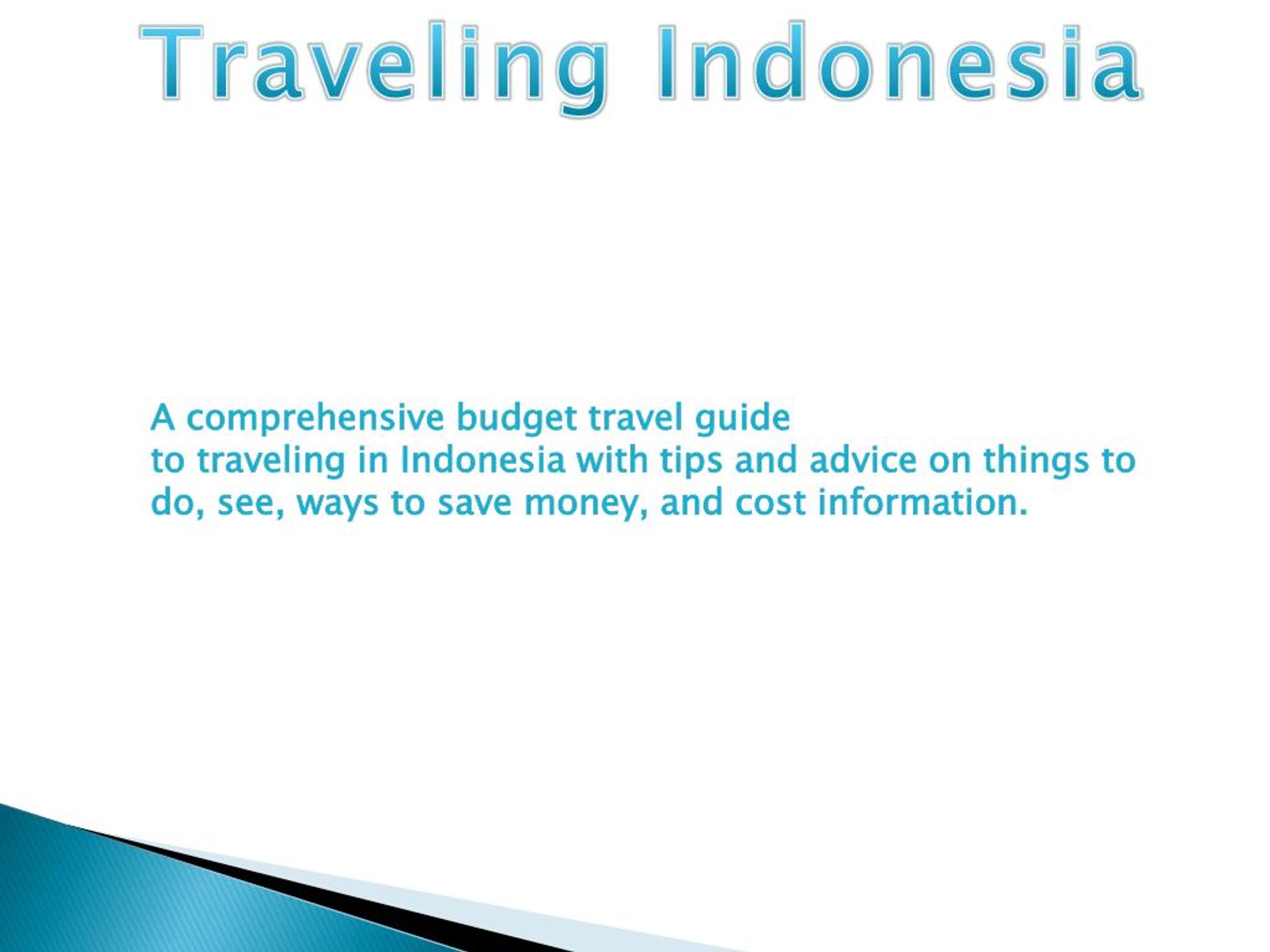 PPT Best Indonesia Travel Agency PowerPoint Presentation, free